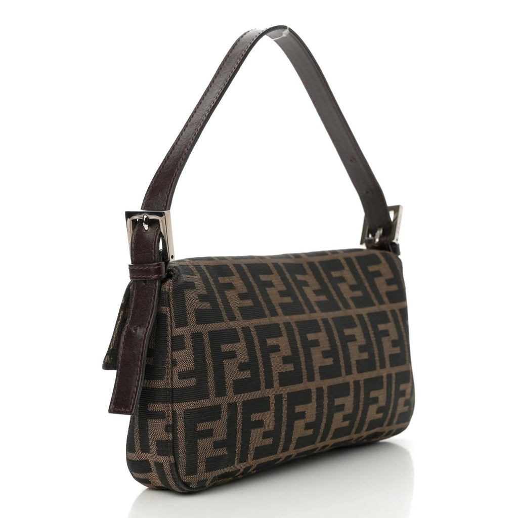 FENDI FF ZUCCA BAGUETTE SHOULDER BAG