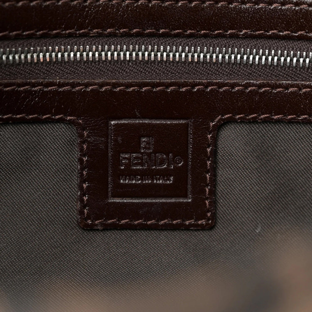 FENDI FF ZUCCA BAGUETTE SHOULDER BAG