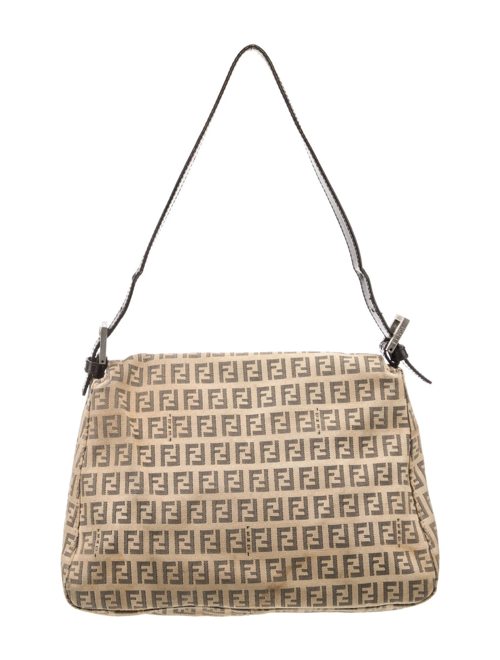 FENDI ZUCCHINO FF MAMA BAGUETTE SHOULDER BAG