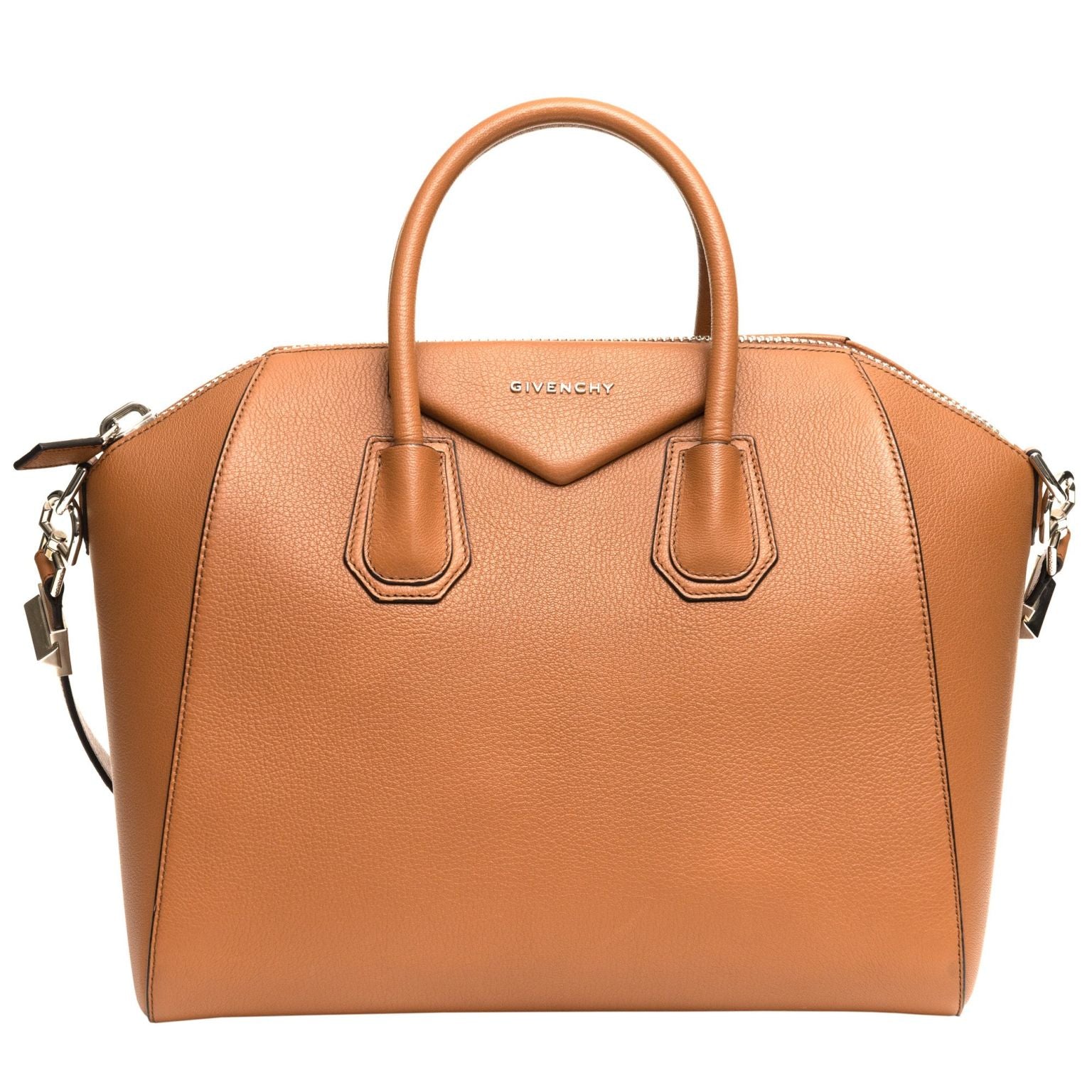 GIVENCHY ANTIGONA LARGE LEATHER SATCHEL BAG