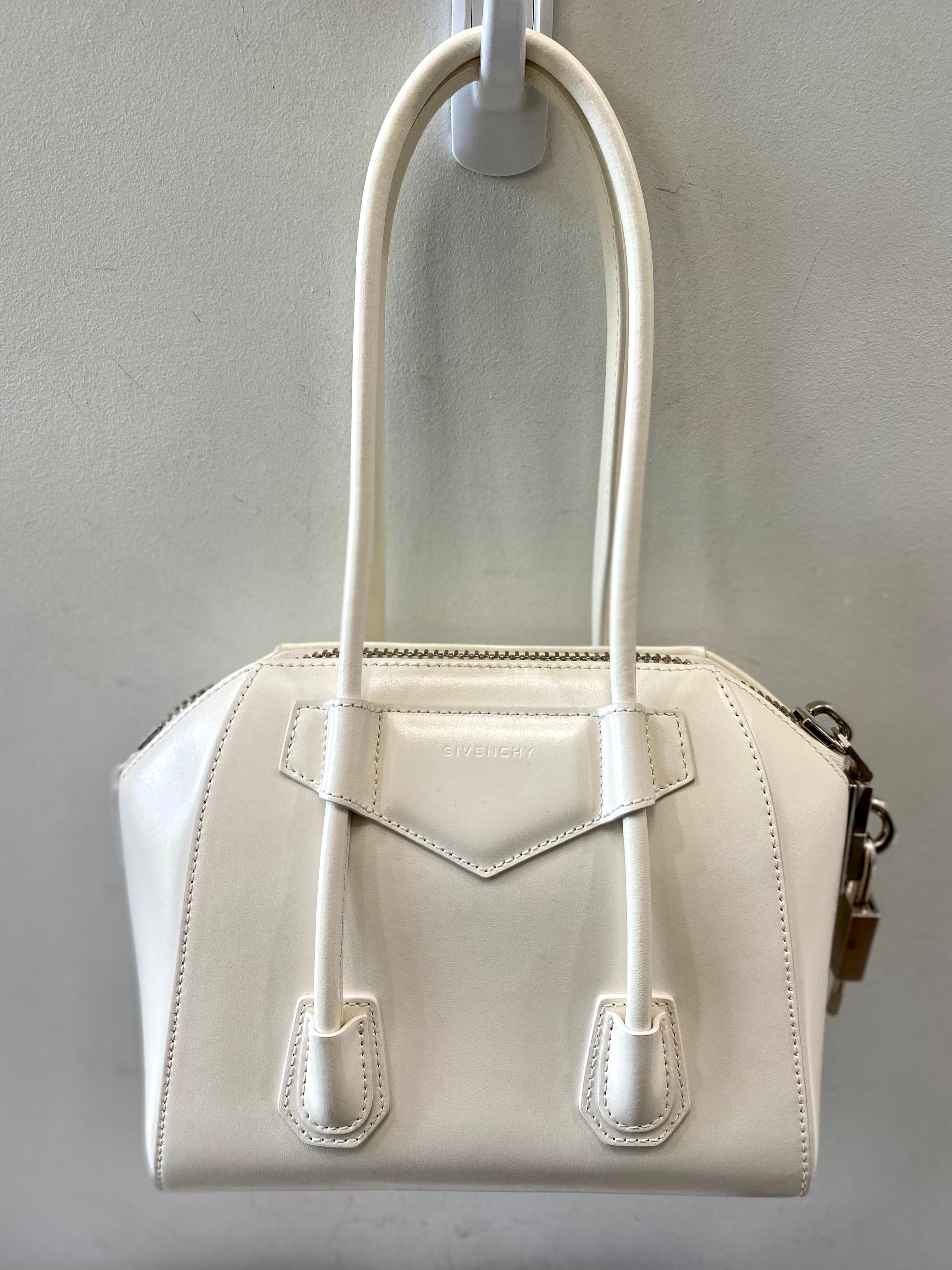 GIVENCHY MINI ANTIGONA BOX LEATHER HANDBAG
