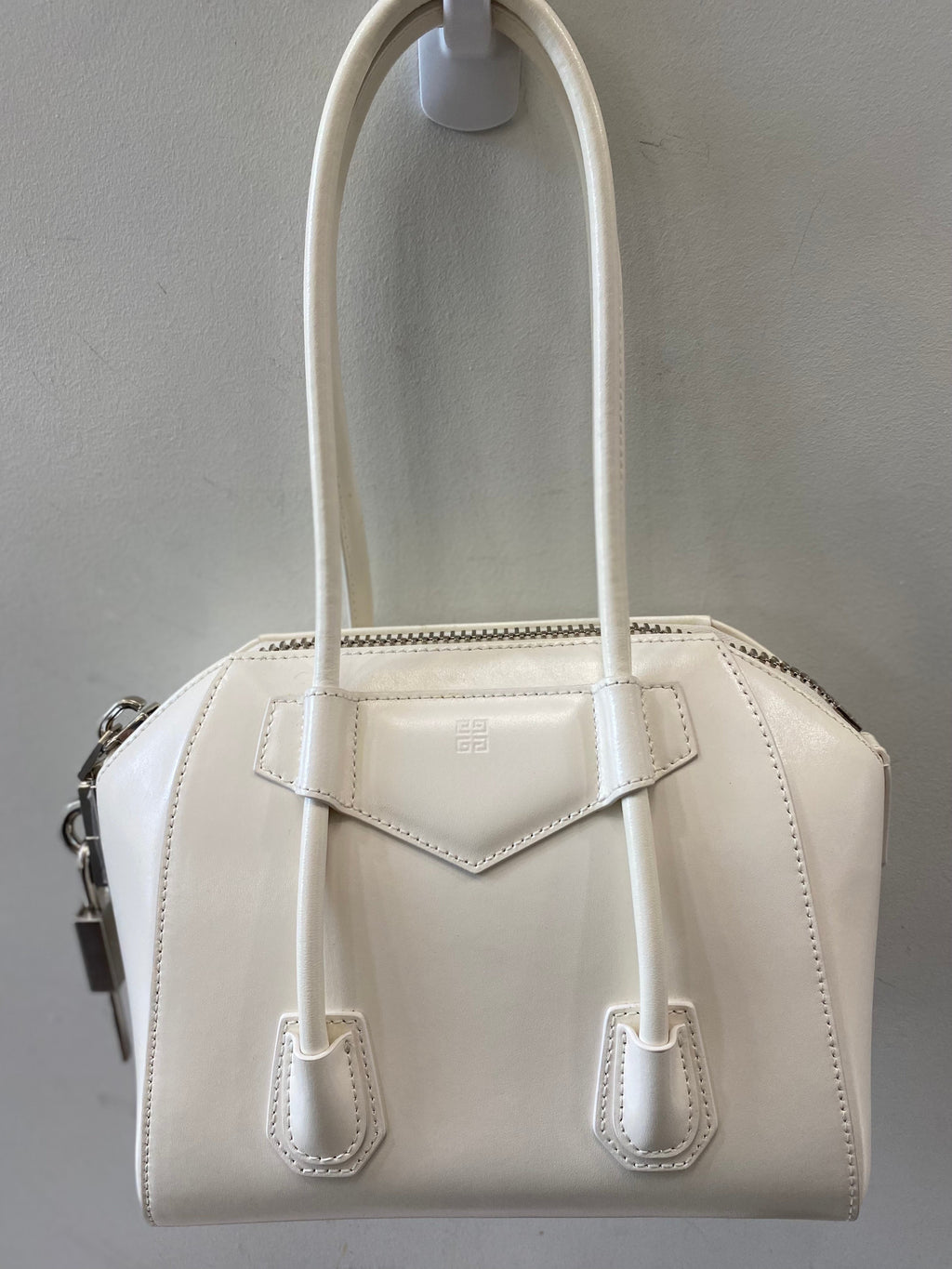 GIVENCHY MINI ANTIGONA BOX LEATHER HANDBAG