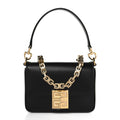 GIVENCHY BOX CALFSKIN SMALL 4G CUBE CHAIN CROSSBODY BAG