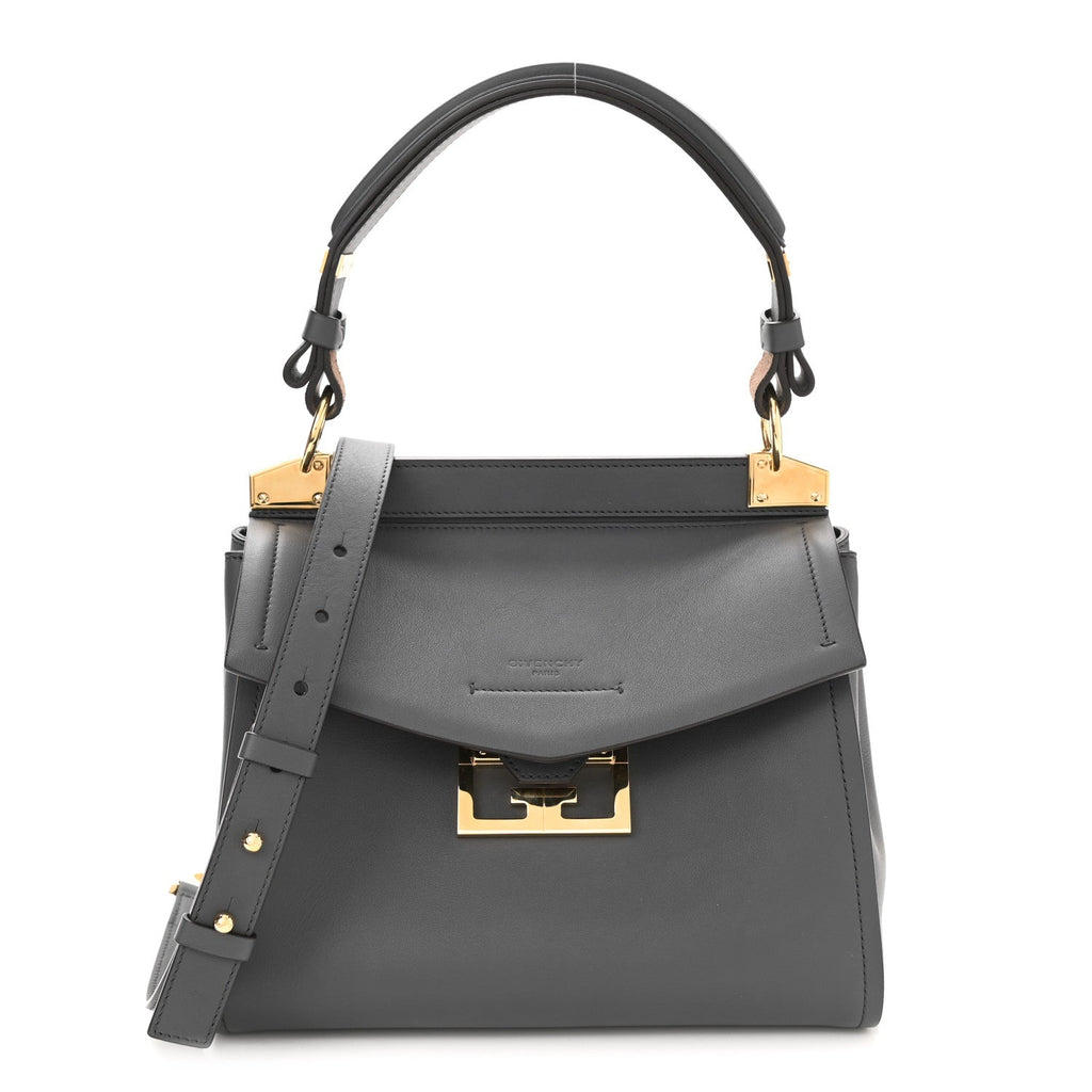 GIVENCHY CALFSKIN LEATHER SMALL MYSTIC SHOULDER BAG