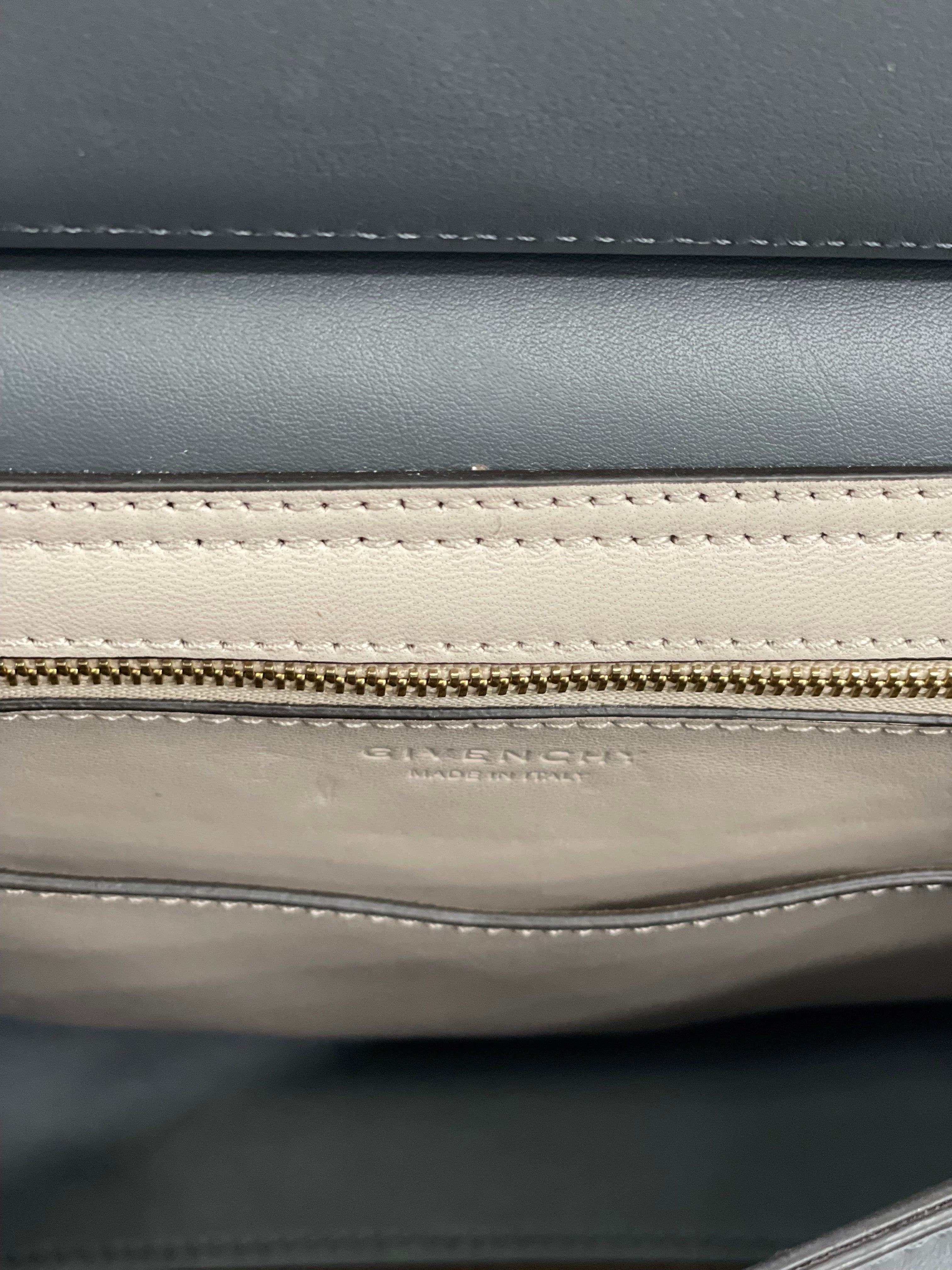 GIVENCHY CALFSKIN LEATHER SMALL MYSTIC SHOULDER BAG