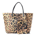GIVENCHY COATED CANVAS LEOPARD PRINT LARGE ANTIGONA TOTE BAG