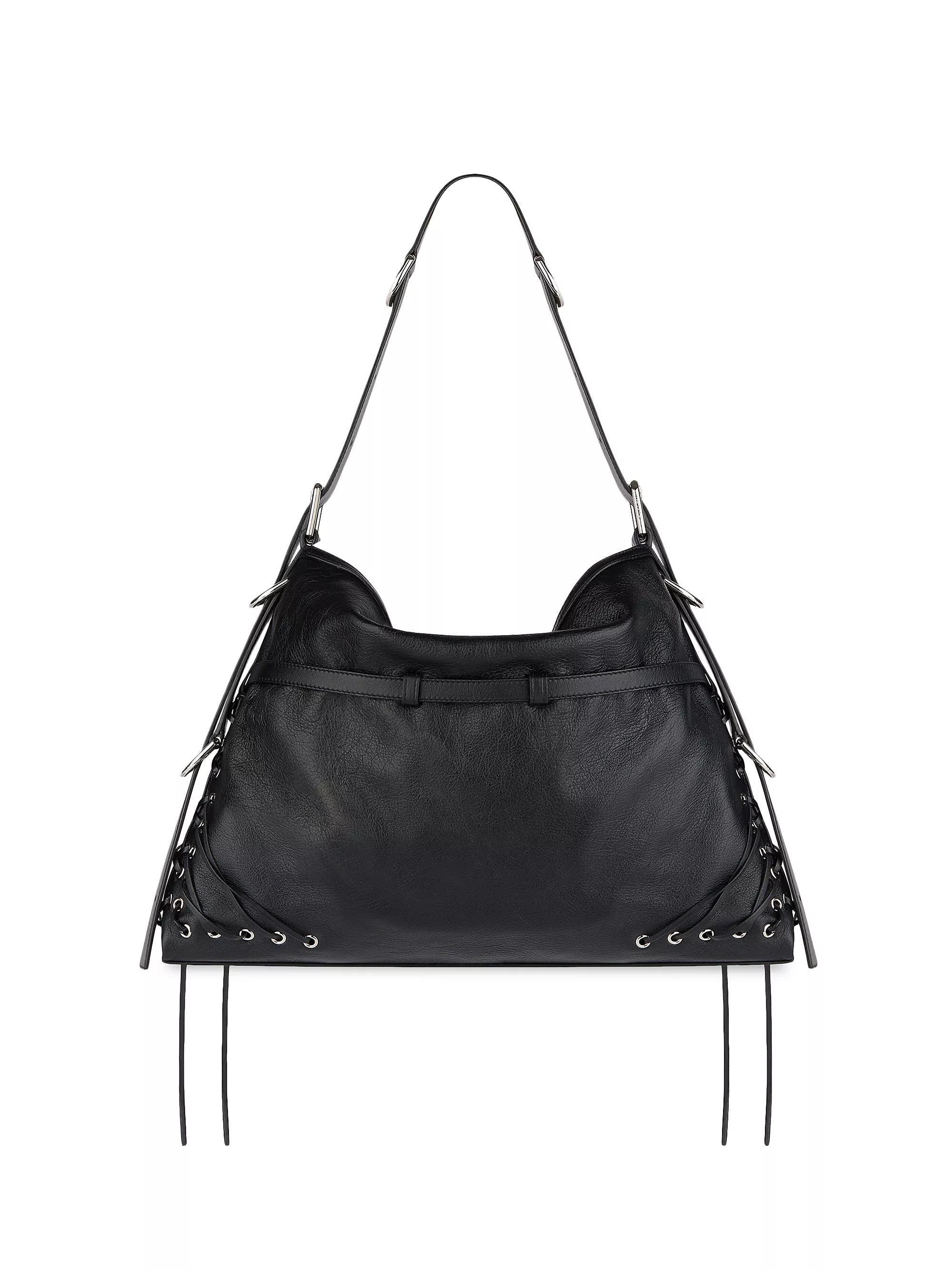 GIVENCHY MEDIUM VOYOU LEATHER SHOULDER BAG