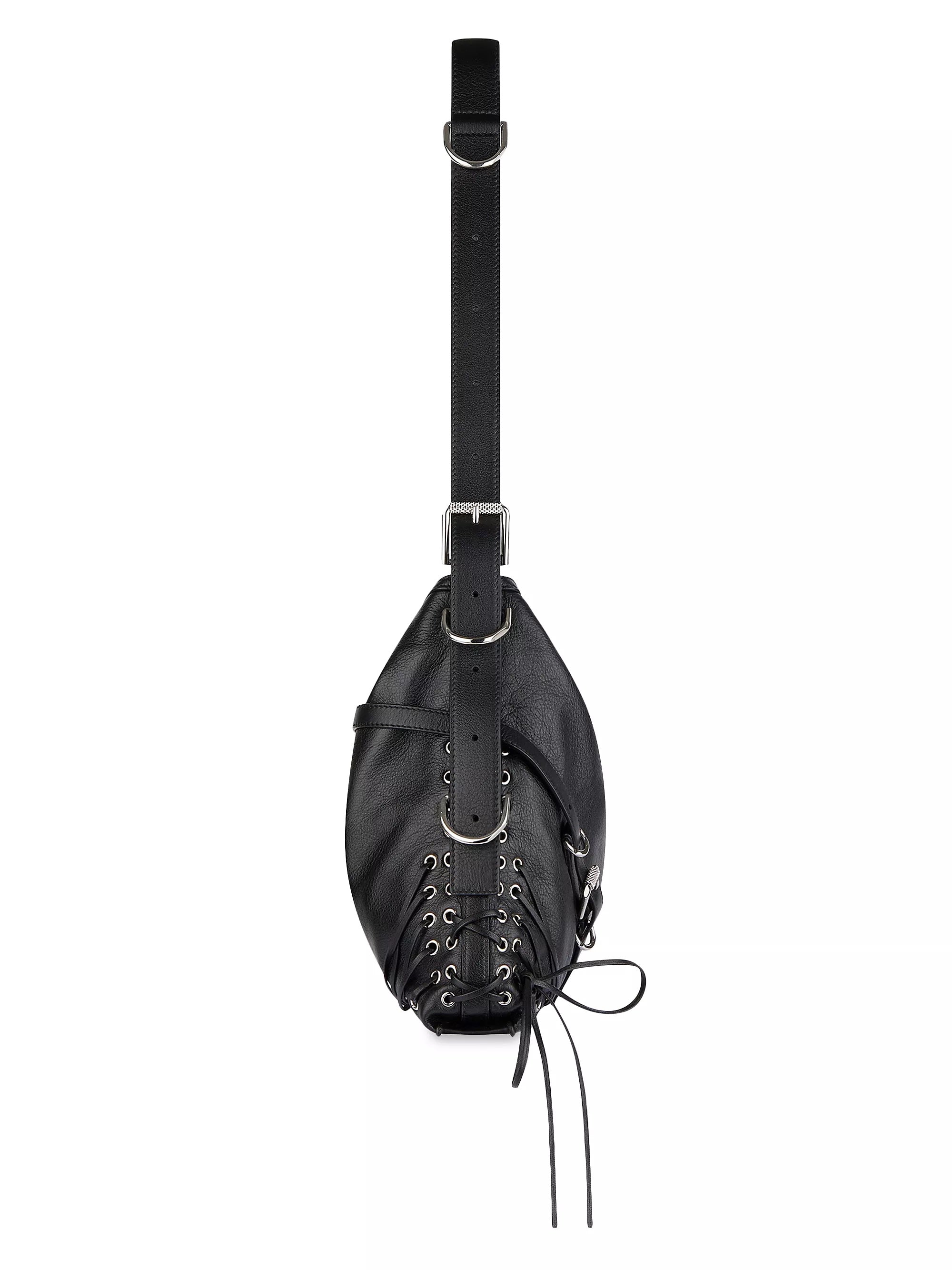 GIVENCHY MEDIUM VOYOU LEATHER SHOULDER BAG