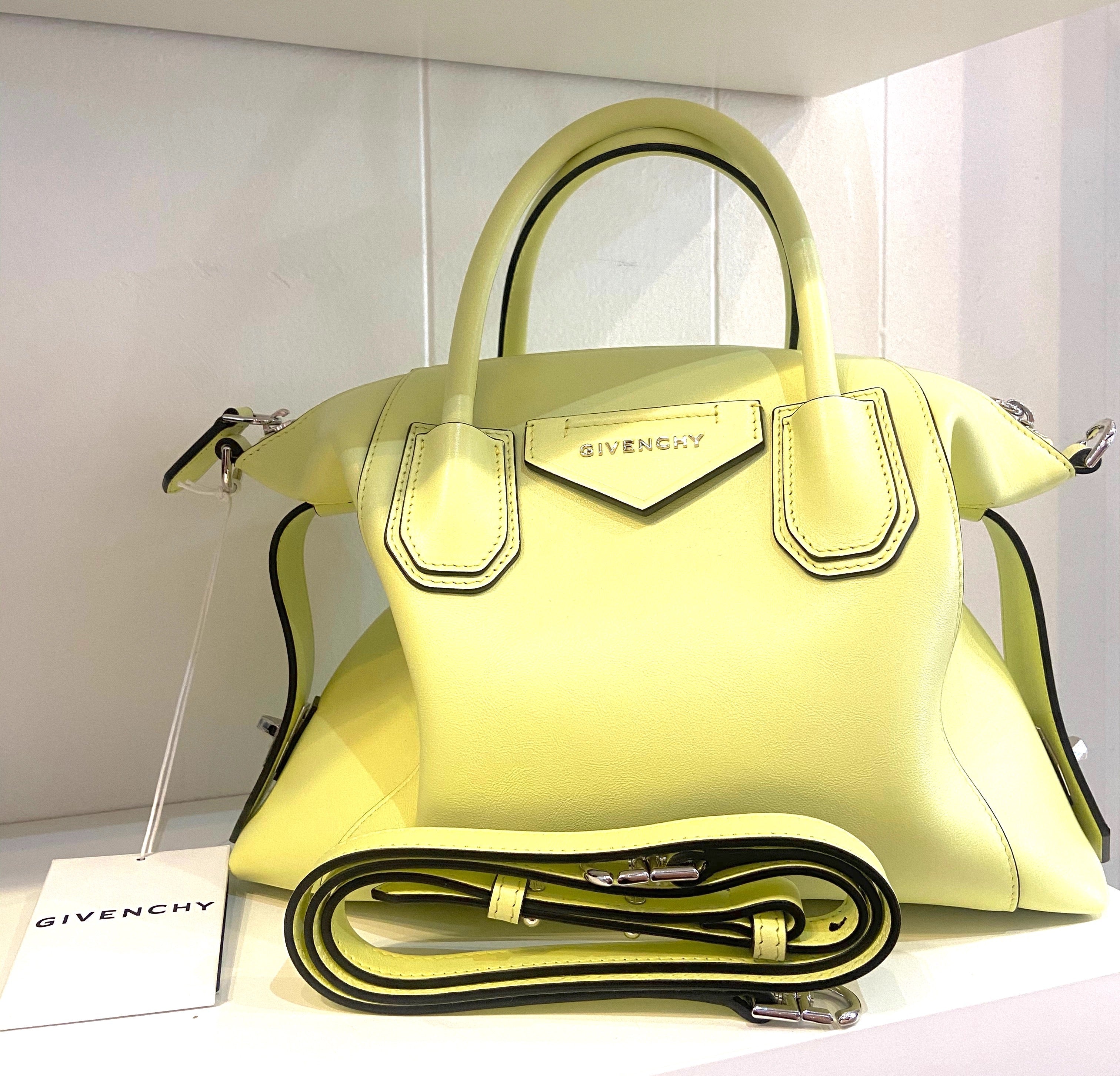 GIVENCHY SMALL ANTIGONA CALFSKIN SATCHEL BAG