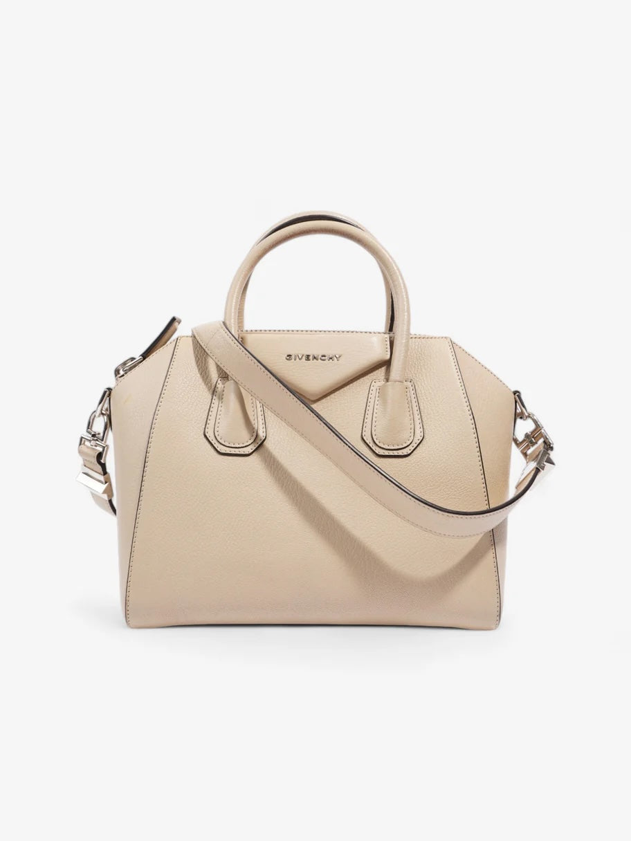GIVENCHY SUGAR GOSTSKIN LEATHER SMALL ANTIGONA BAG