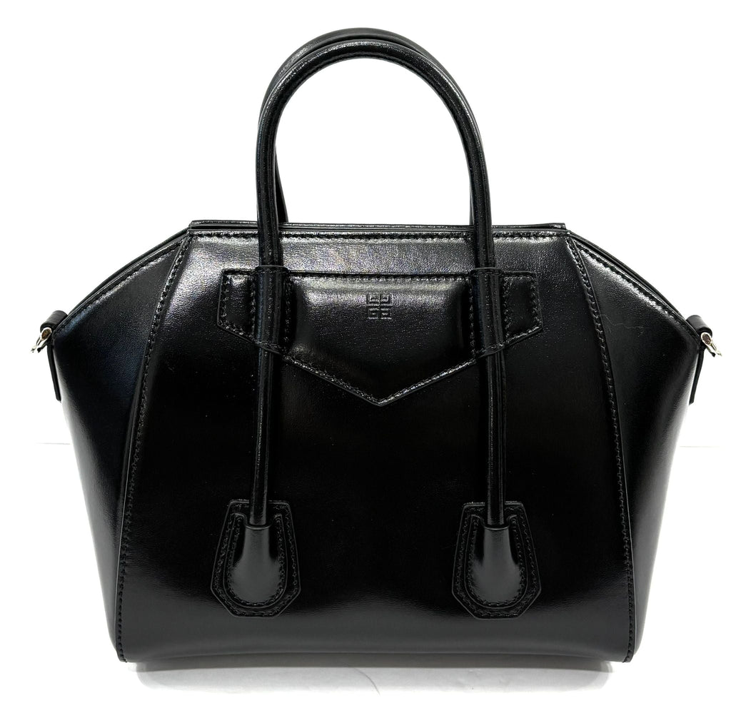 GIVENCHY ANTIGONA LOCK TOY CALFSKIN HANDBAG