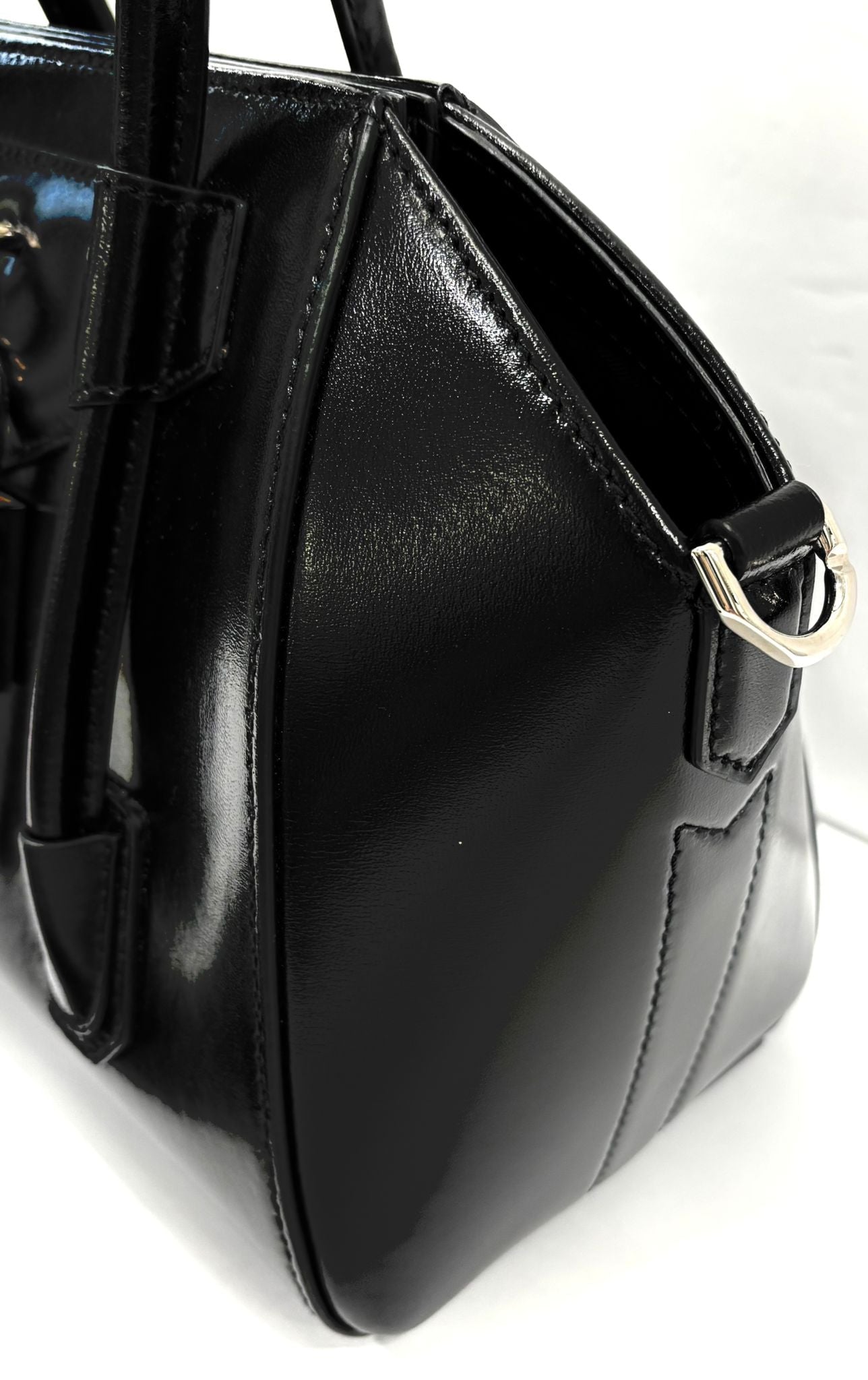 GIVENCHY ANTIGONA LOCK TOY CALFSKIN HANDBAG