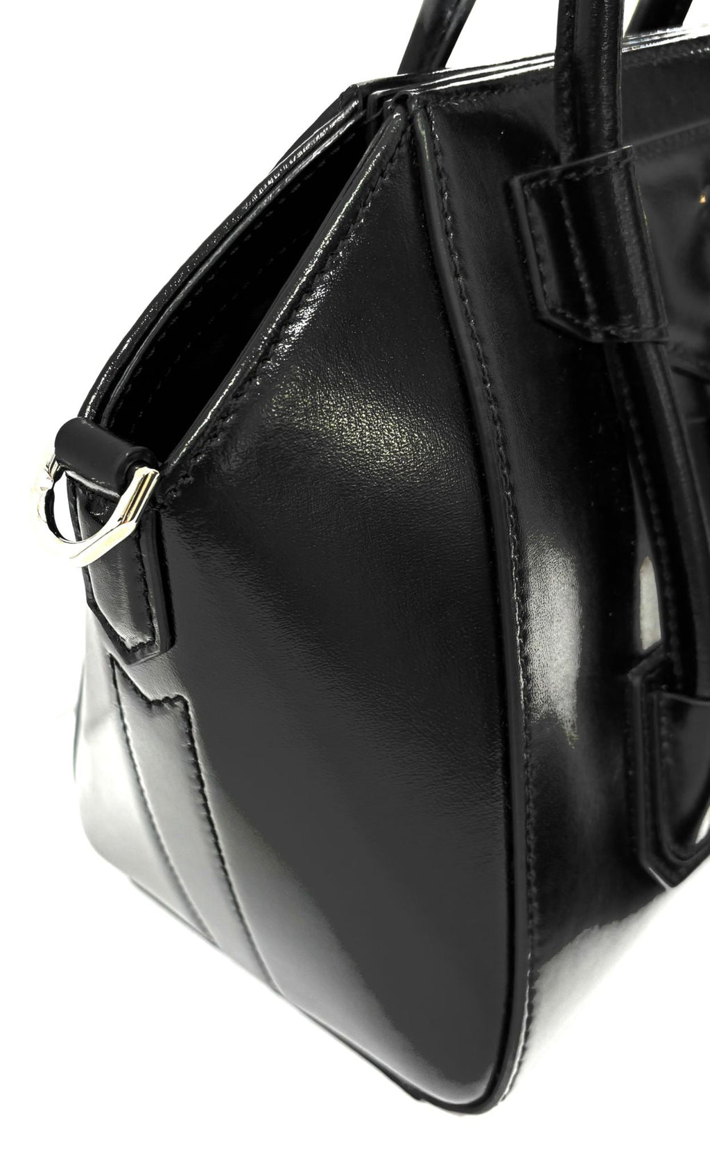 GIVENCHY ANTIGONA LOCK TOY CALFSKIN HANDBAG
