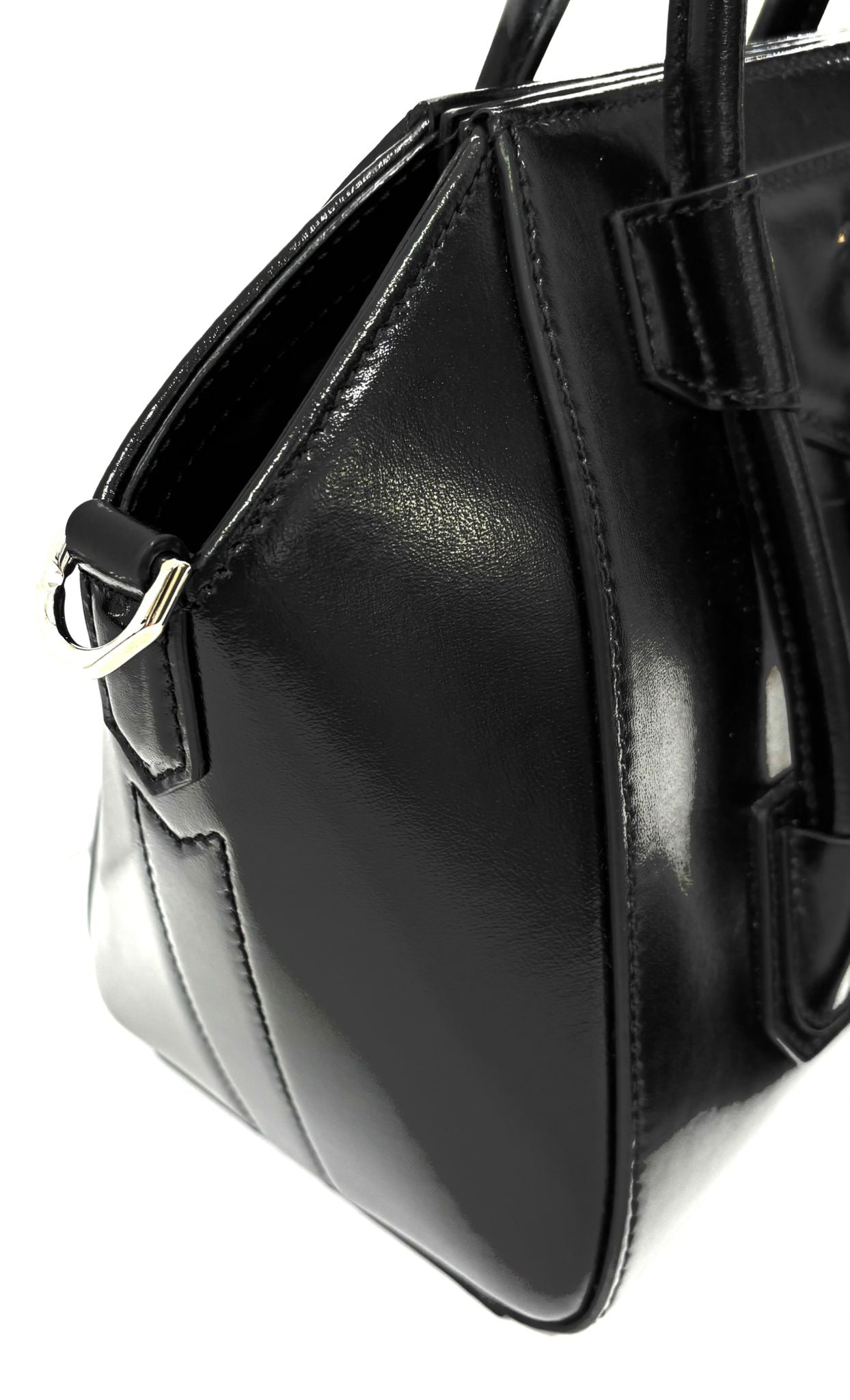 GIVENCHY ANTIGONA LOCK TOY CALFSKIN HANDBAG
