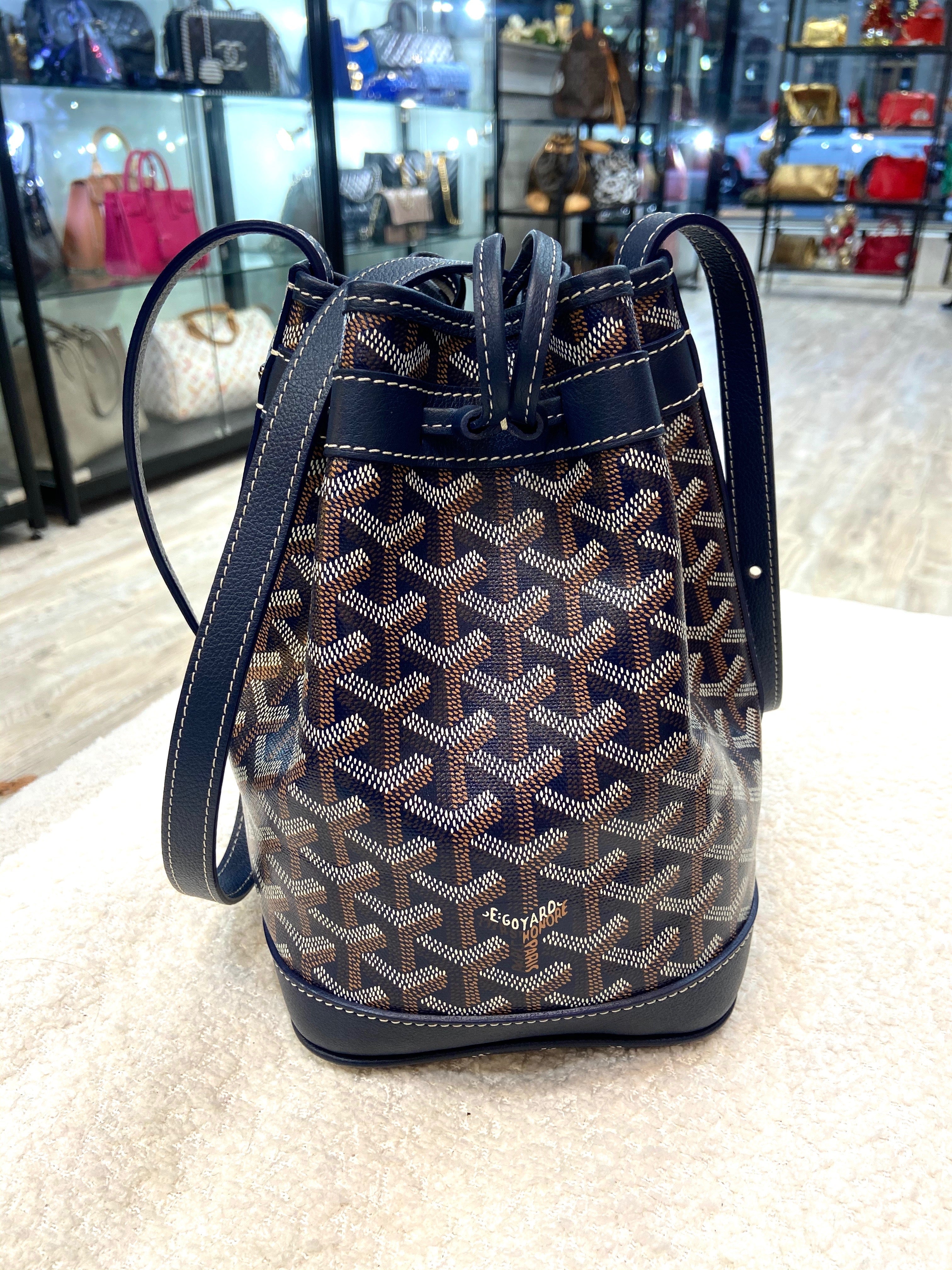 GOYARD GOYARDINE PETIT FLOT BUCKET BAG