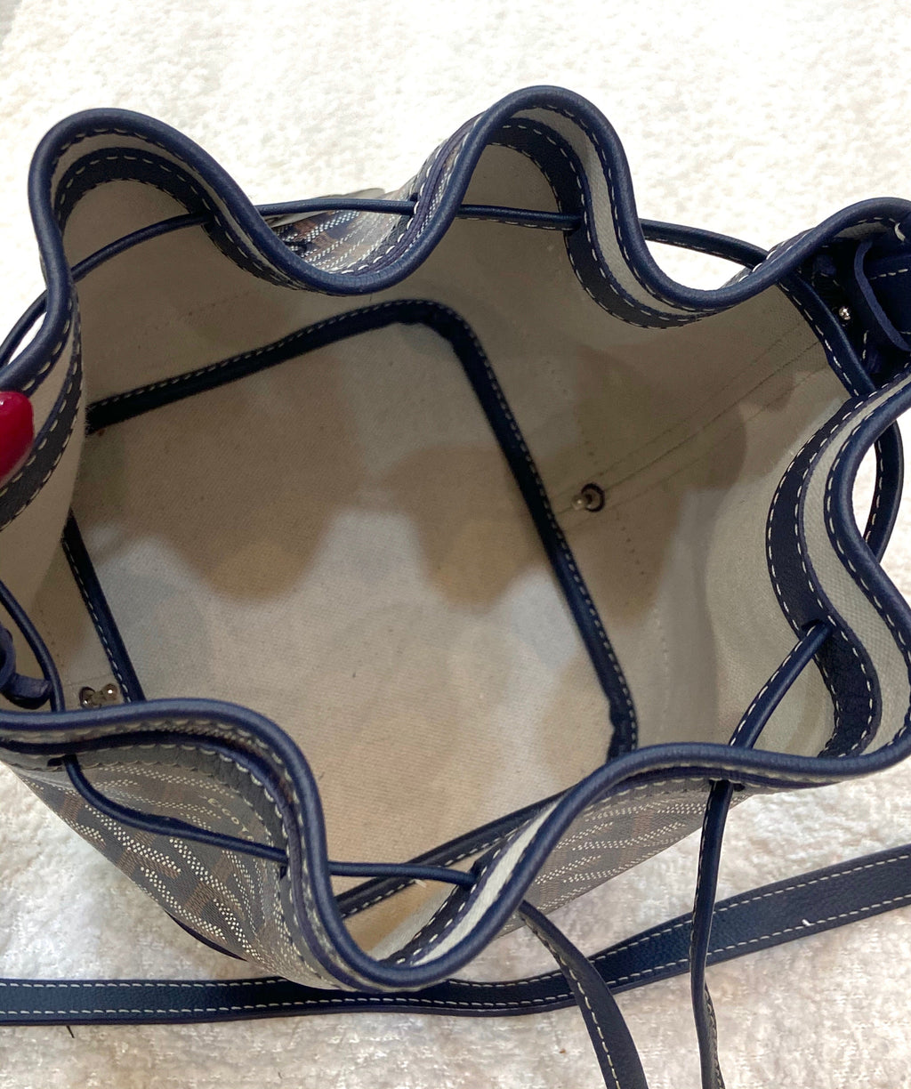 GOYARD GOYARDINE PETIT FLOT BUCKET BAG