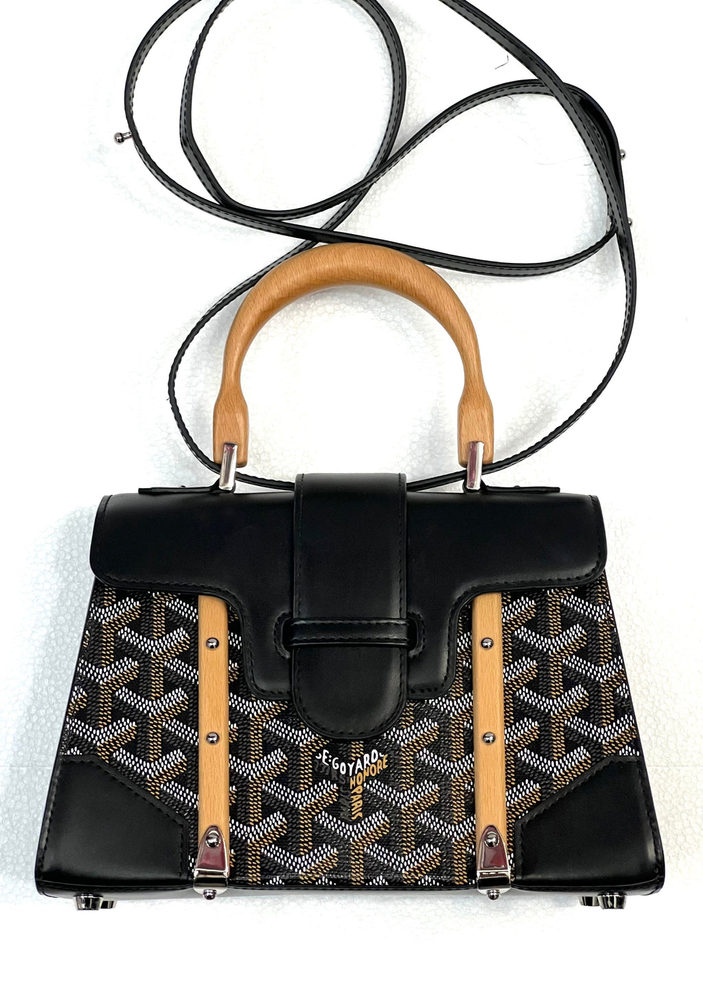 GOYARD SAIGON GOYARDIN TOP HANDLE SHOULDER BAG PM