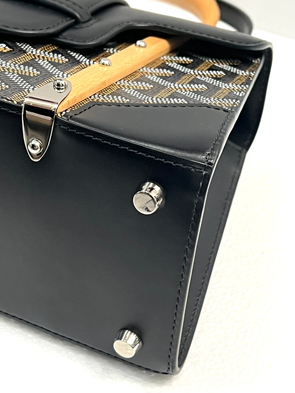 GOYARD SAIGON GOYARDIN TOP HANDLE SHOULDER BAG PM