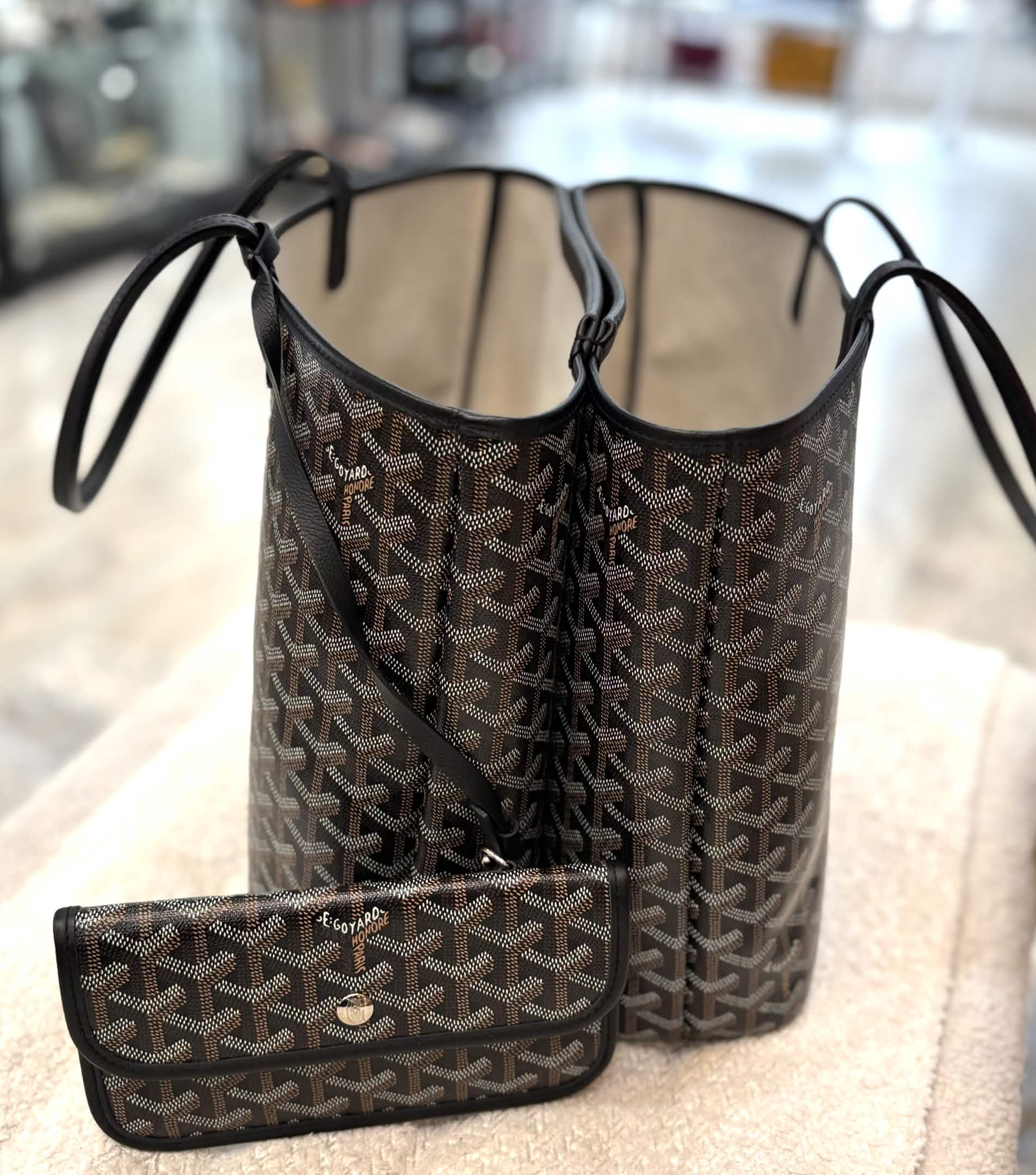 GOYARD GOYARDINE ISABELLE PM TOTE BAG