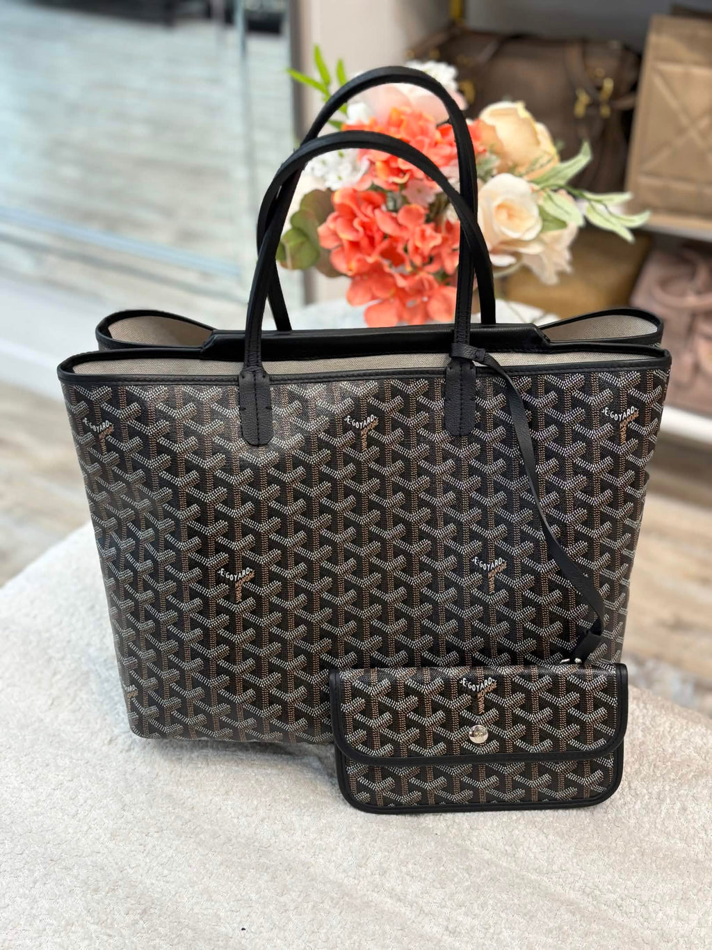 GOYARD GOYARDINE ISABELLE PM TOTE BAG