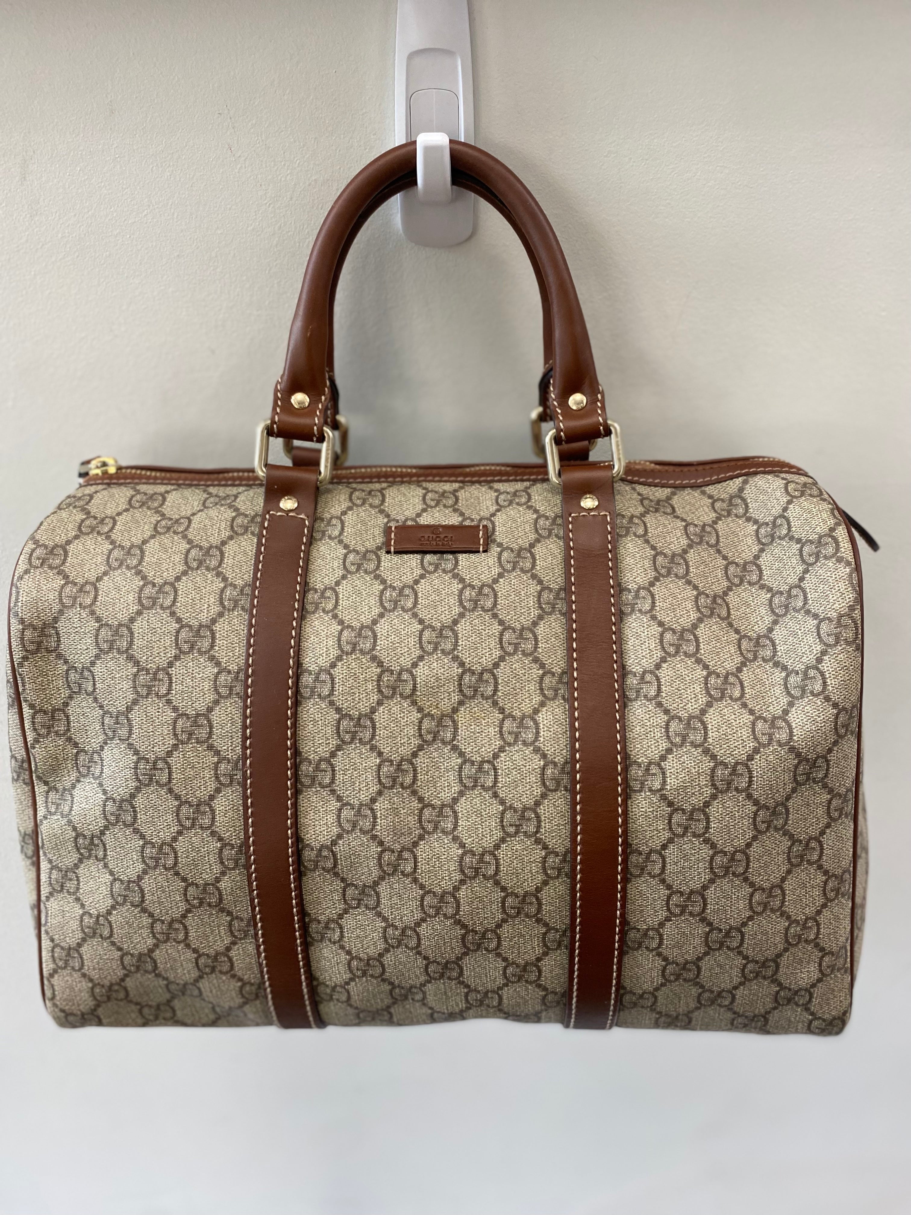 GUCCI MONOGRAM MEDIUM JOY BOSTON BAG