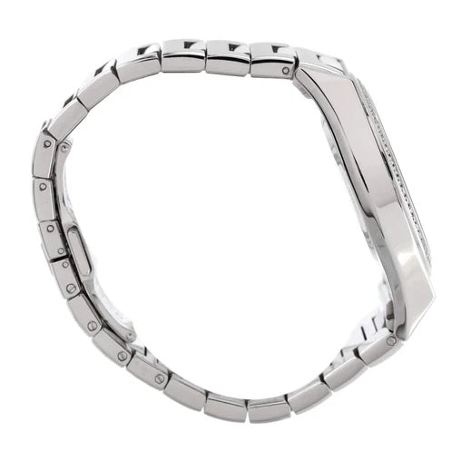 GUCCI 115 PANTHEON STAINLESS STEEL DIAMONDS WATCH