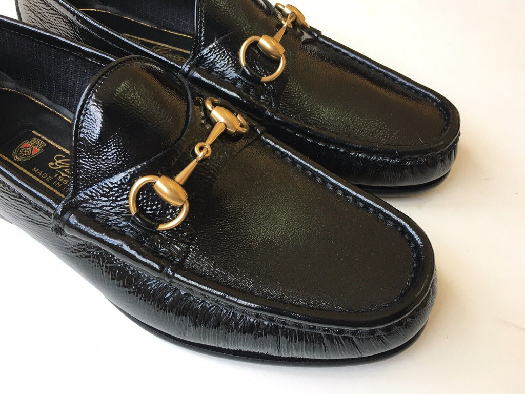 GUCCI 1953 HORSEBIT PATENT LEATHER LOAFERS