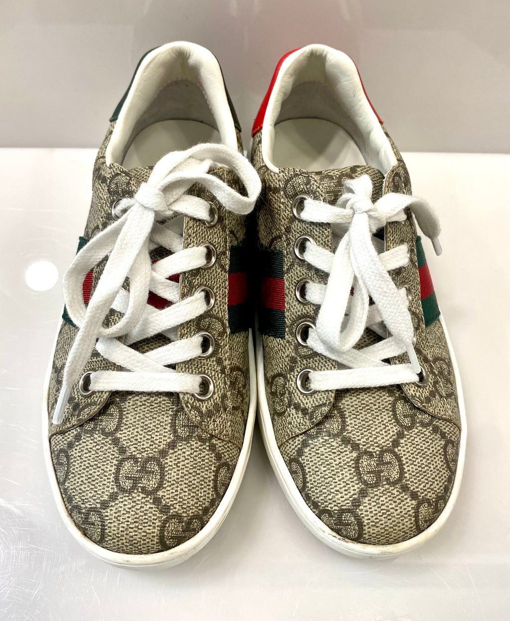 GUCCI GG SUPREME ACE KIDS SNEAKERS