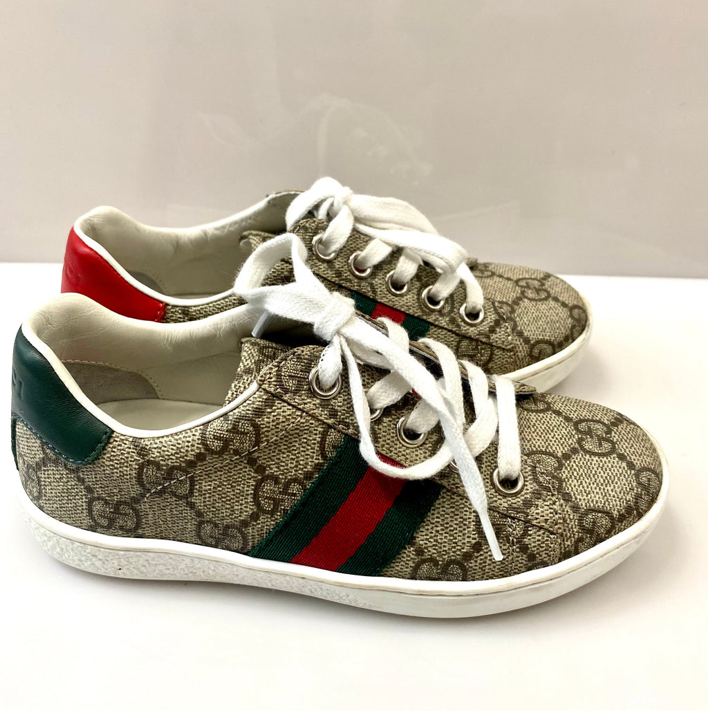 GUCCI GG SUPREME ACE KIDS SNEAKERS