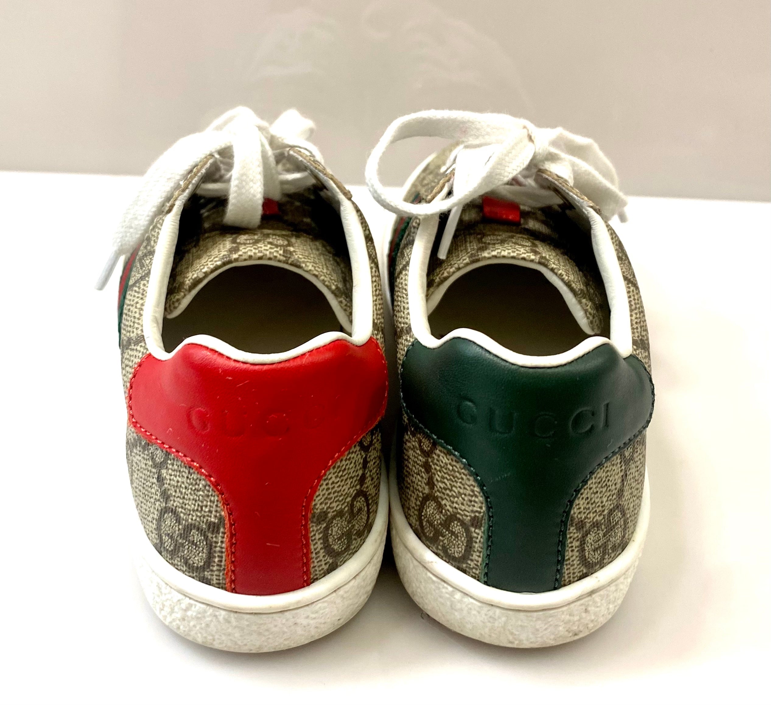 GUCCI GG SUPREME ACE KIDS SNEAKERS