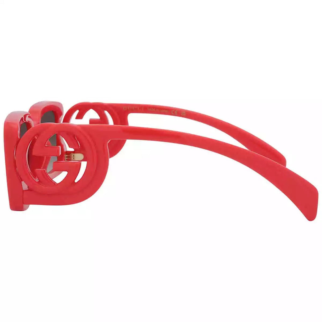GUCCI GG ACETATE CHAISE RECTANGULAR FRAME SUNGLASSES