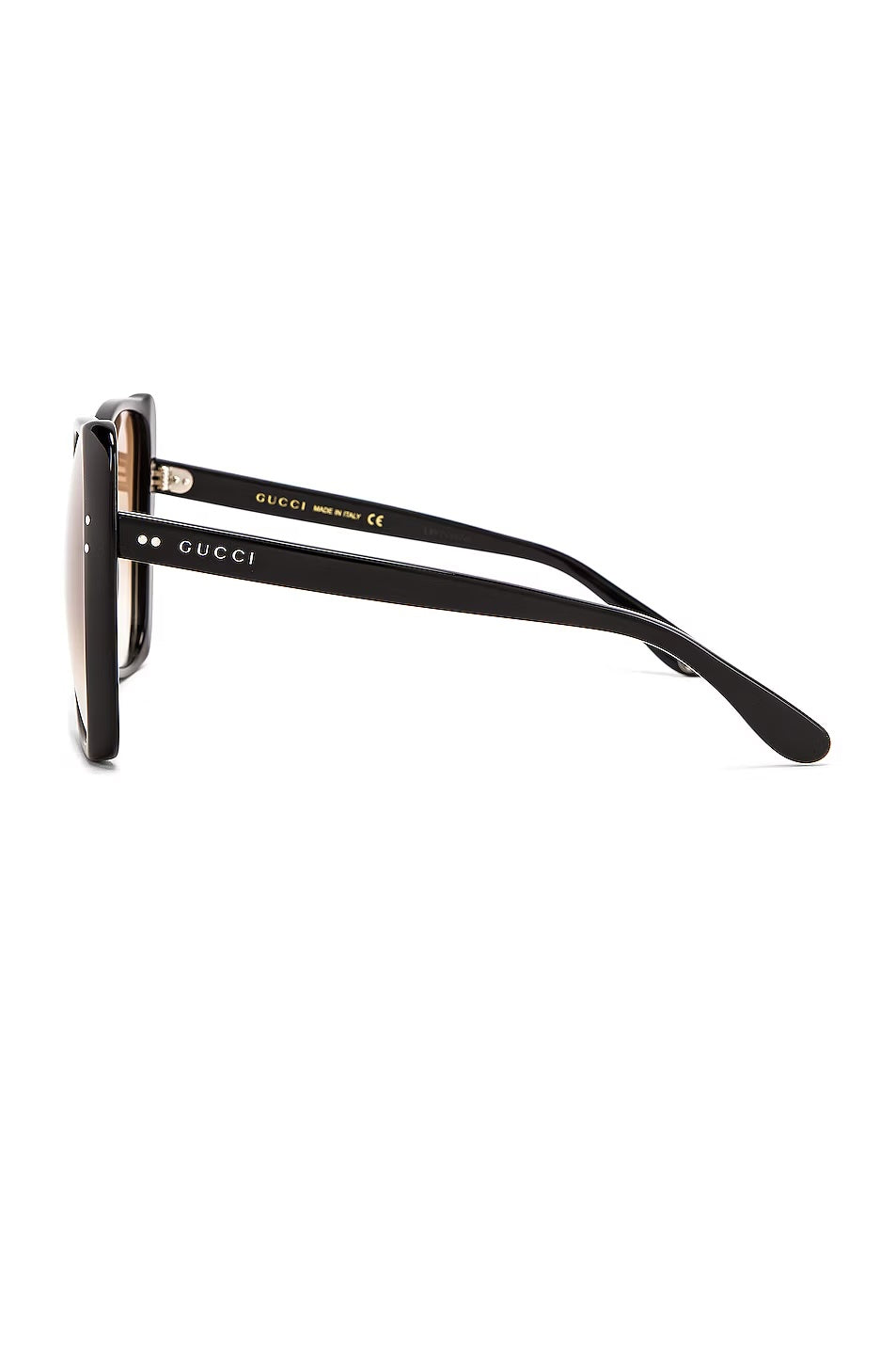 GUCCI ACETATE OVERSIZE SQUARE FRAME SUNGLASSES