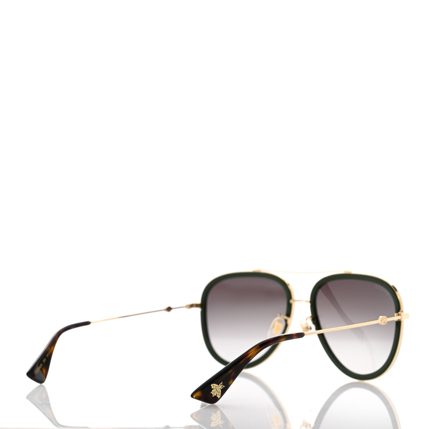 GUCCI ACETATE WEB AVIATOR SUNGLASSES