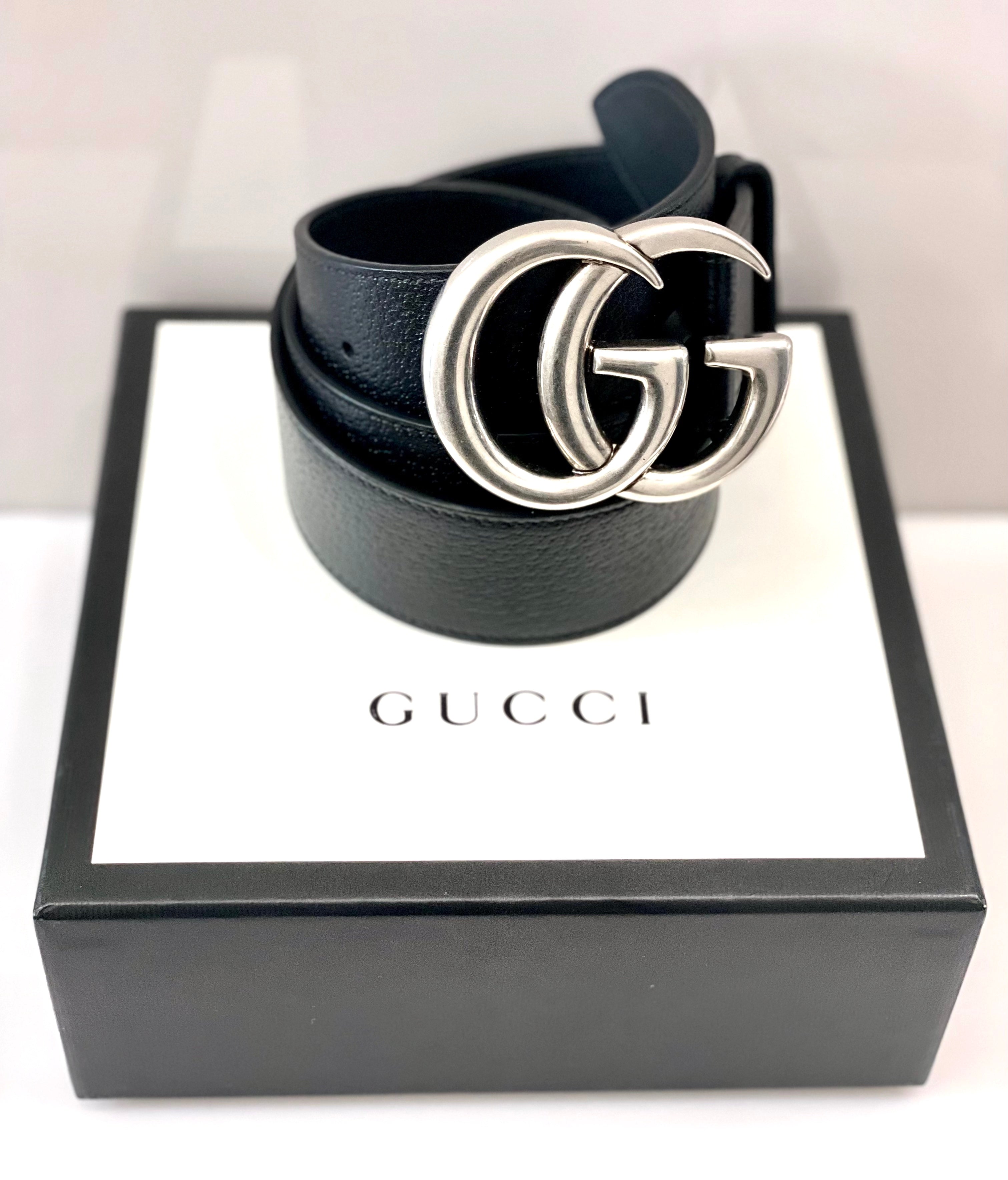 GUCCI GG MARMONT LEATHER BELT