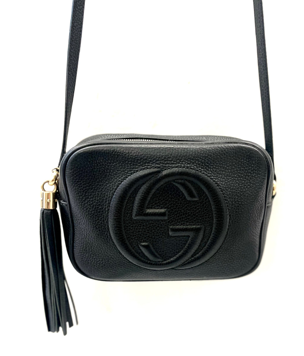 GUCCI CALFSKIN LEATHER SMALL SOHO DISCO BAG