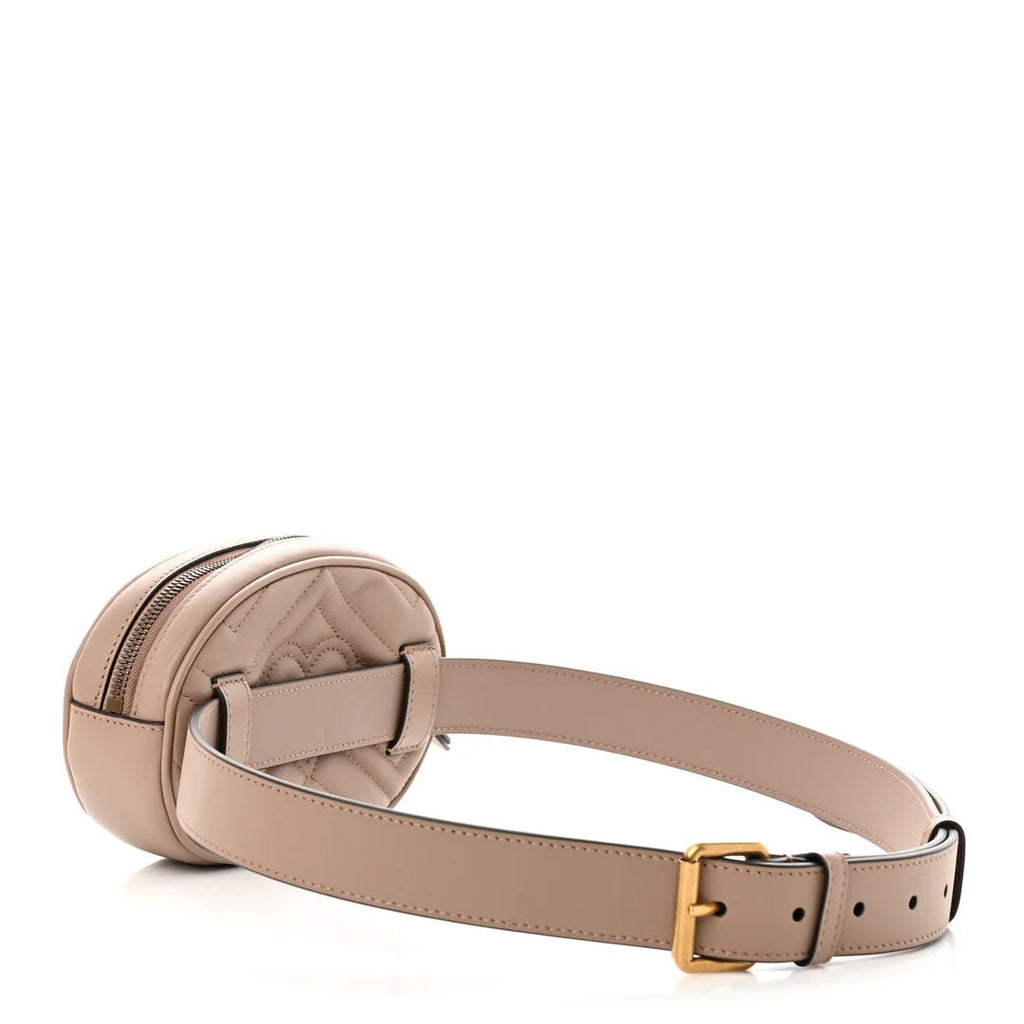 GUCCI CALFSKIN GG MARMONT MATELASSE WAIST BAG