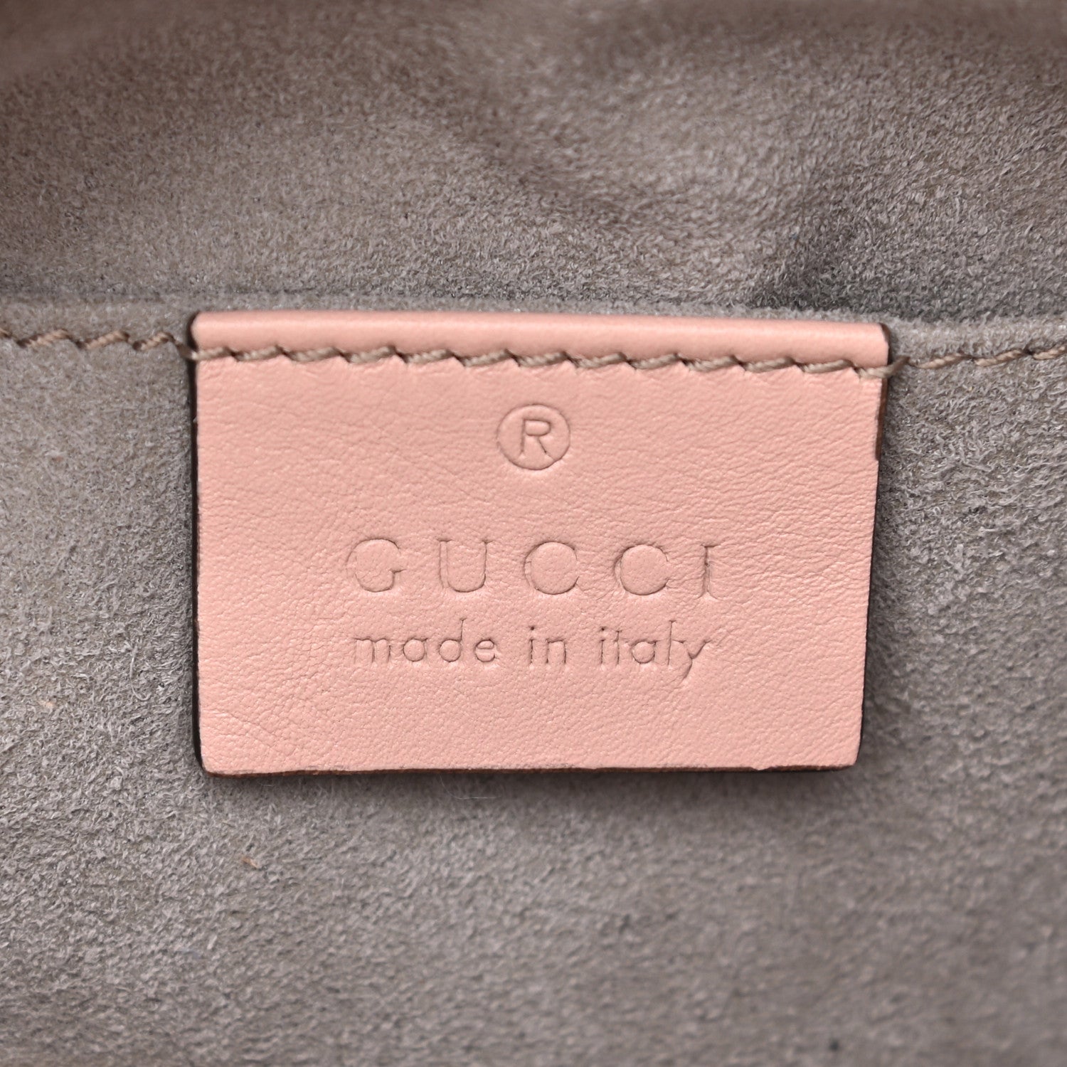 GUCCI GG MARMONT CALFSKIN MATELASSE GUCCI GHOST SHOULDER BAG