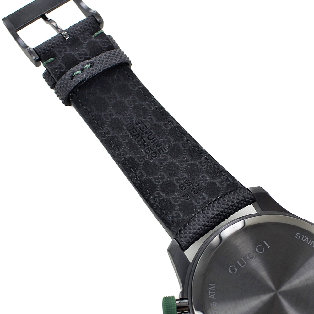 GUCCI G-TIMELESS BLACK CHRONOGRAPH DIAL MEN'S WATCH