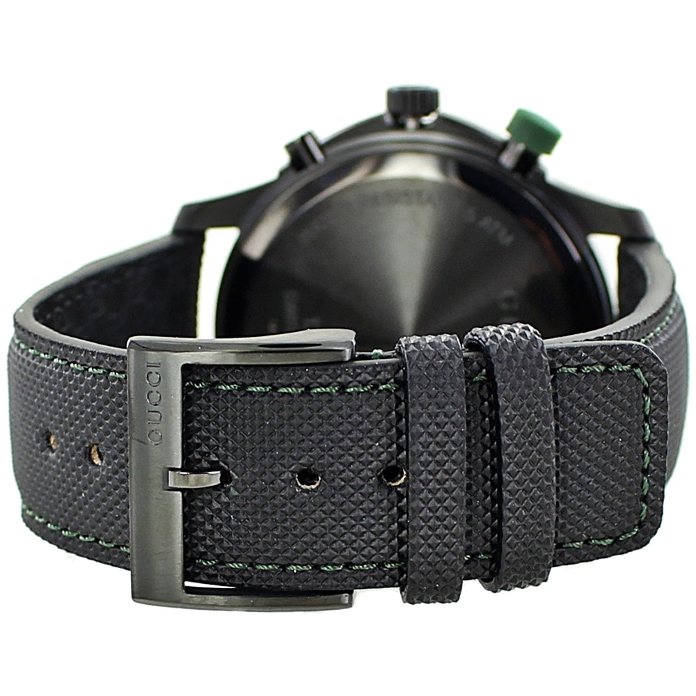 GUCCI G-TIMELESS BLACK CHRONOGRAPH DIAL MEN'S WATCH