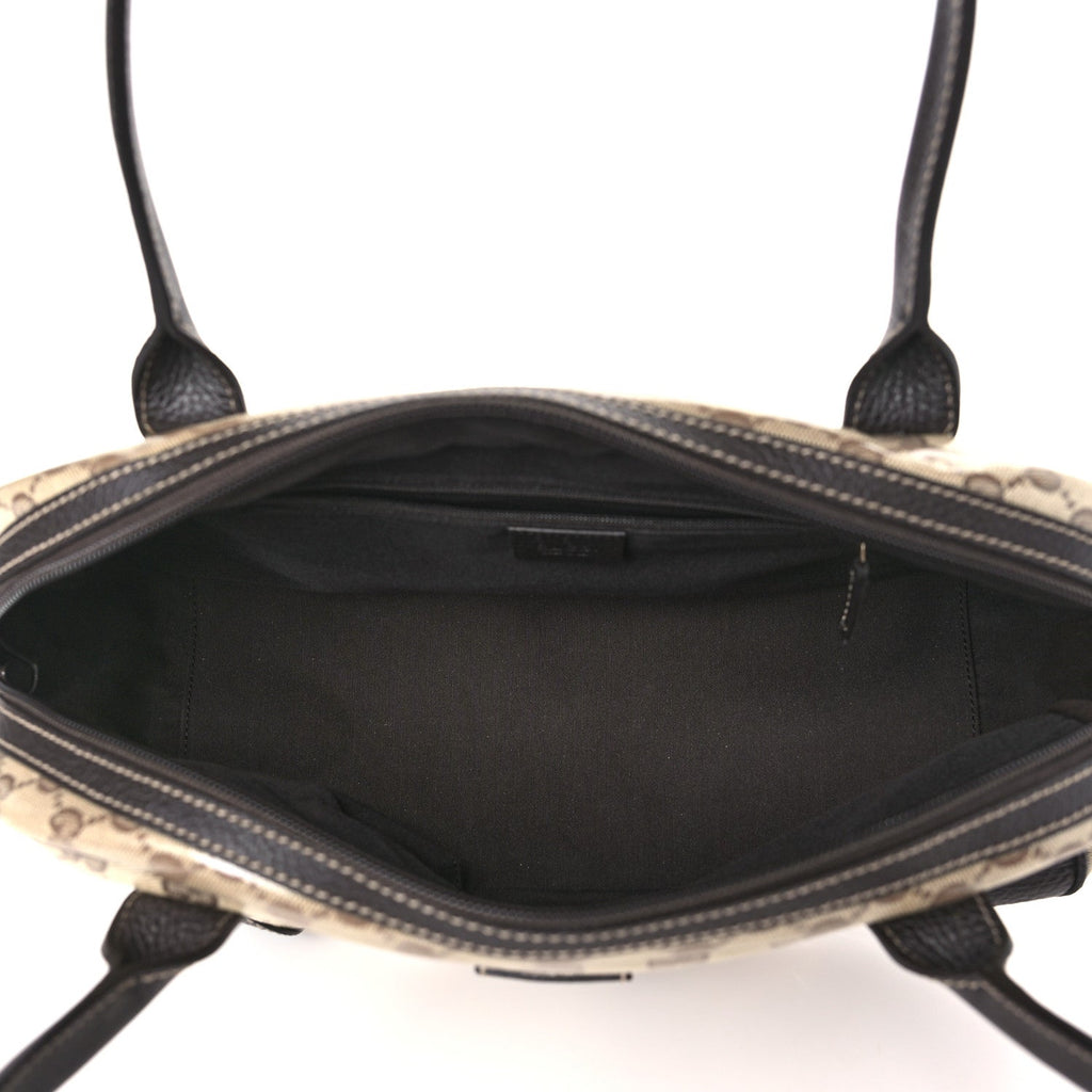 GUCCI GG CRYSTAL MONOGRAM WEB PRINCY SHOULDER BAG