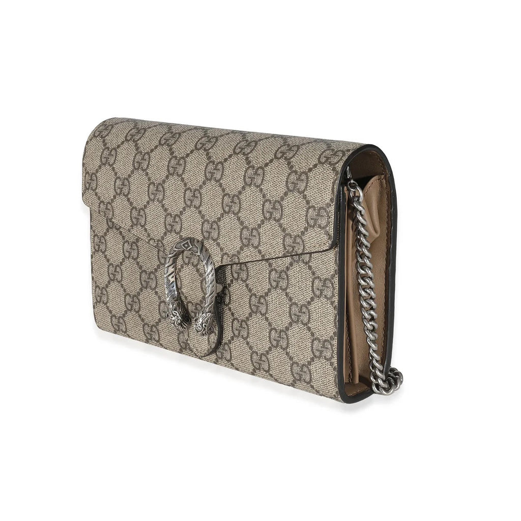 GUCCI GG SUPREME DIONYSUS WALLET ON A CHAIN