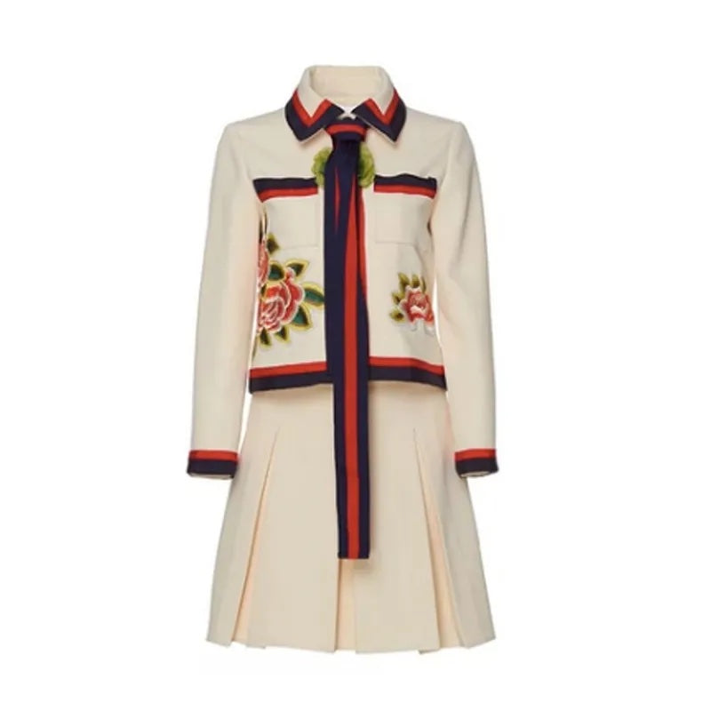 GUCCI FLORAL EMBROIDERED BLAZER