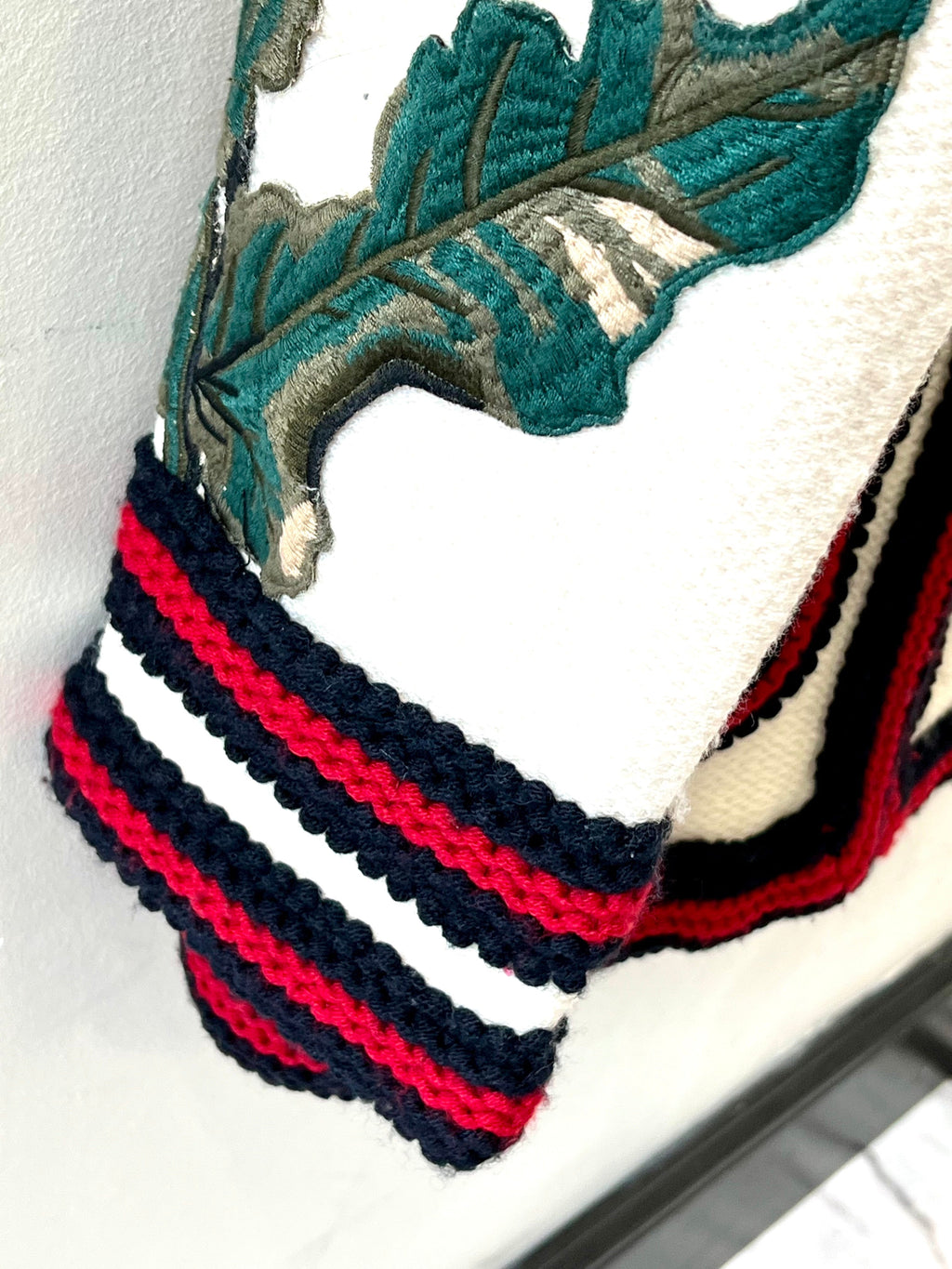 GUCCI EMBROIDERED OVERSIZED HOODED CARDIGAN