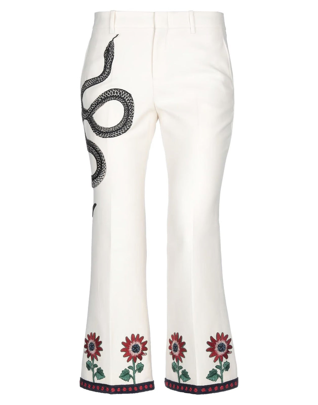 GUCCI FLORAL EMBROIDERED BLAZER AND TROUSERS SUIT