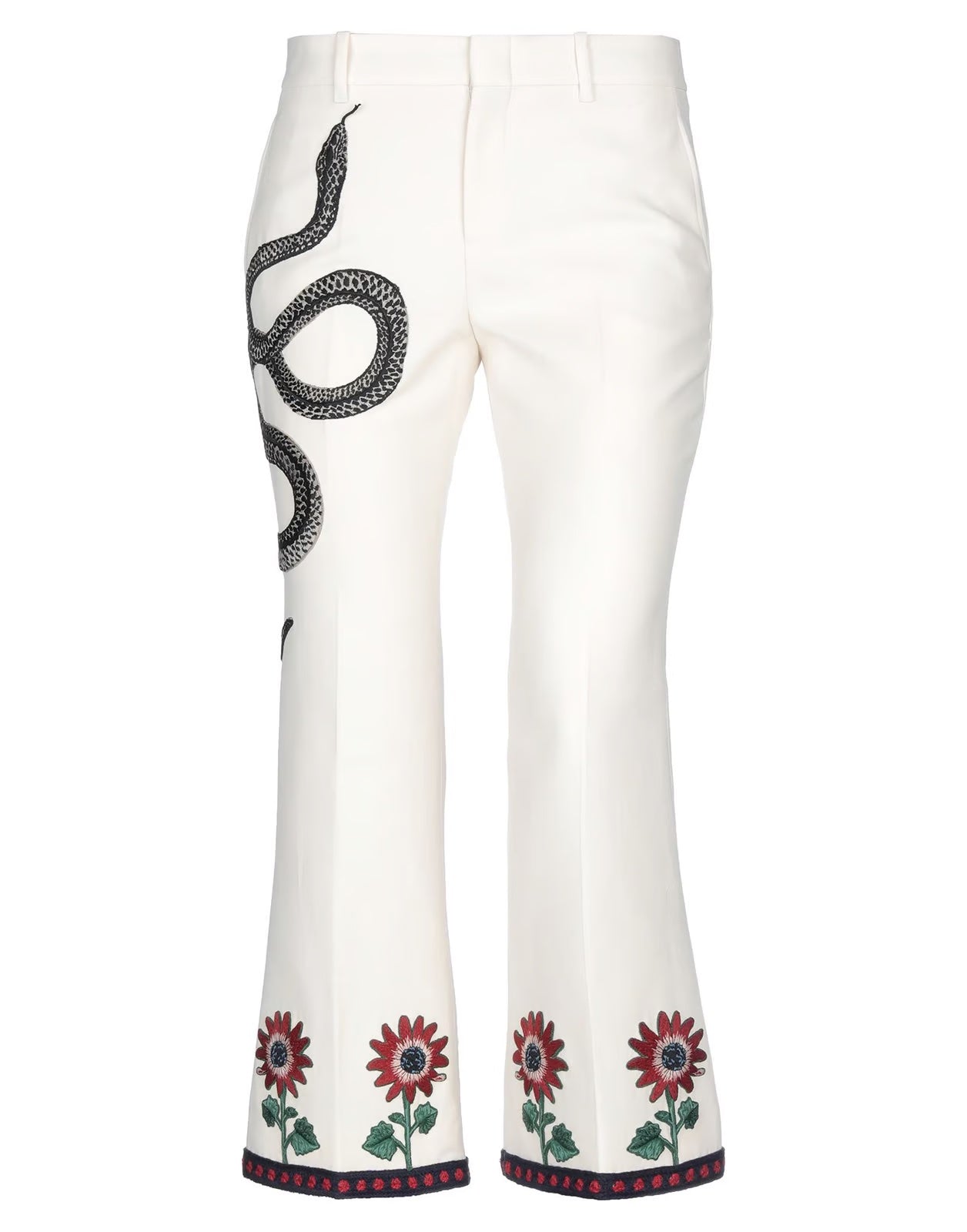 GUCCI FLORAL EMBROIDERED BLAZER AND TROUSERS SUIT