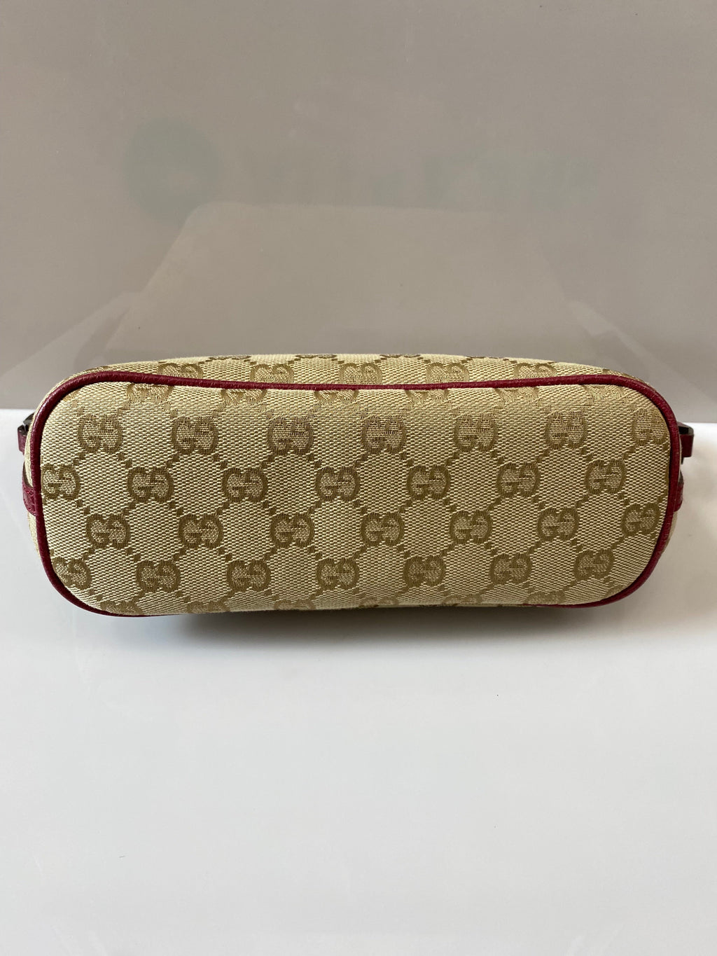 GUCCI GG CANVAS BOAT POCHETTE BAG
