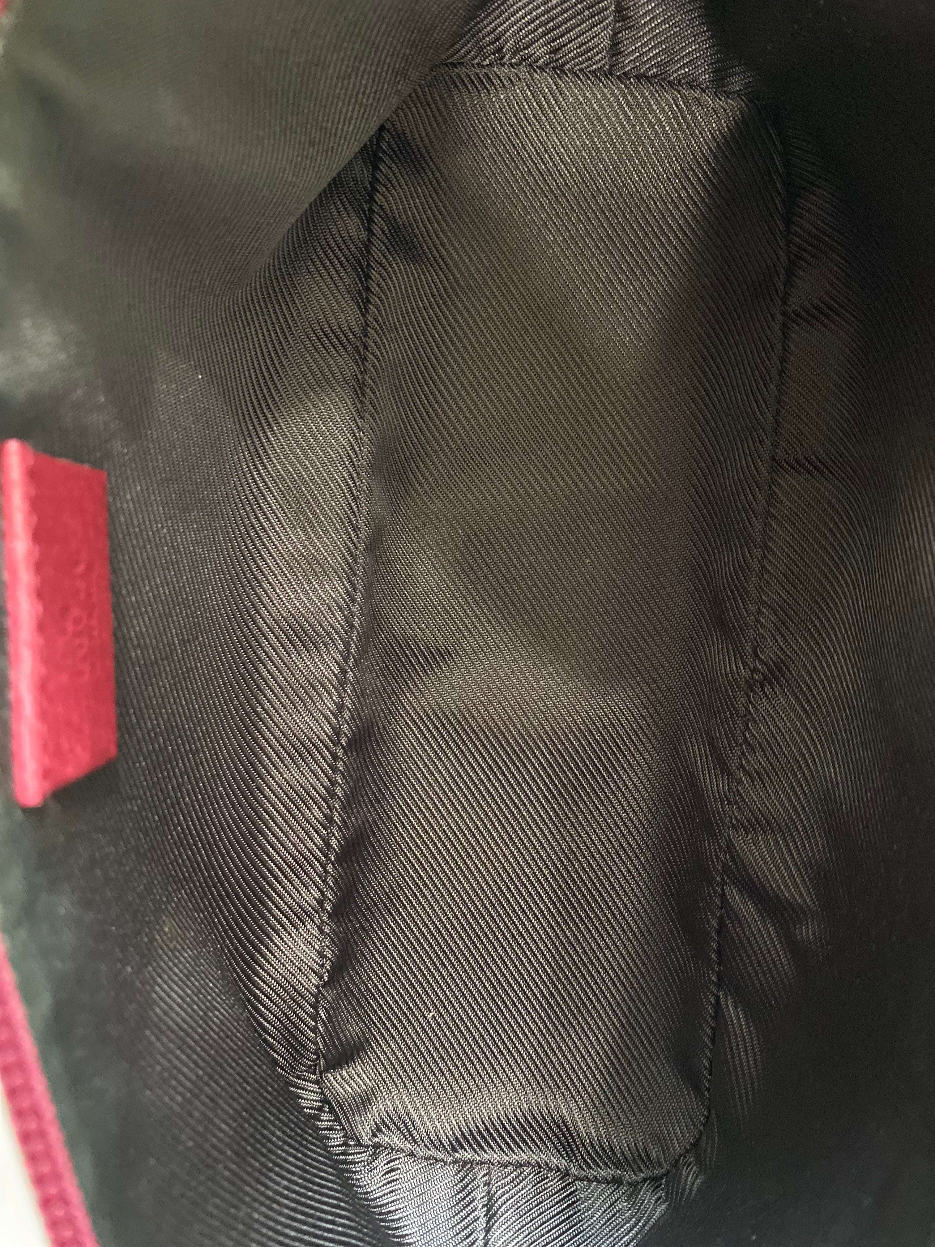 GUCCI GG CANVAS BOAT POCHETTE BAG