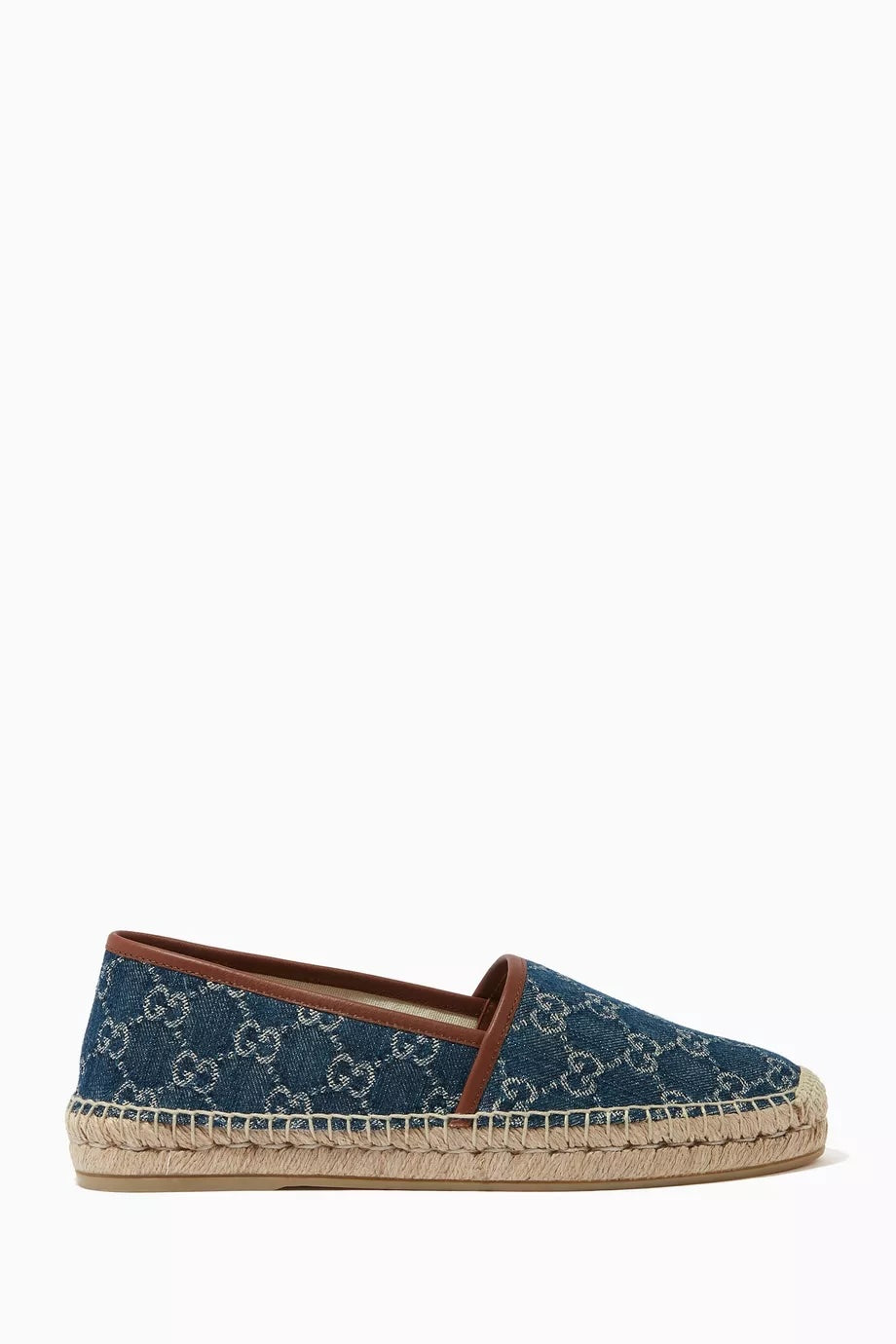 GUCCI GG DENIM PILAR ESPADRILLES