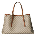 GUCCI GG MONOGRAM EMBLEM MAXI TOTE BAG