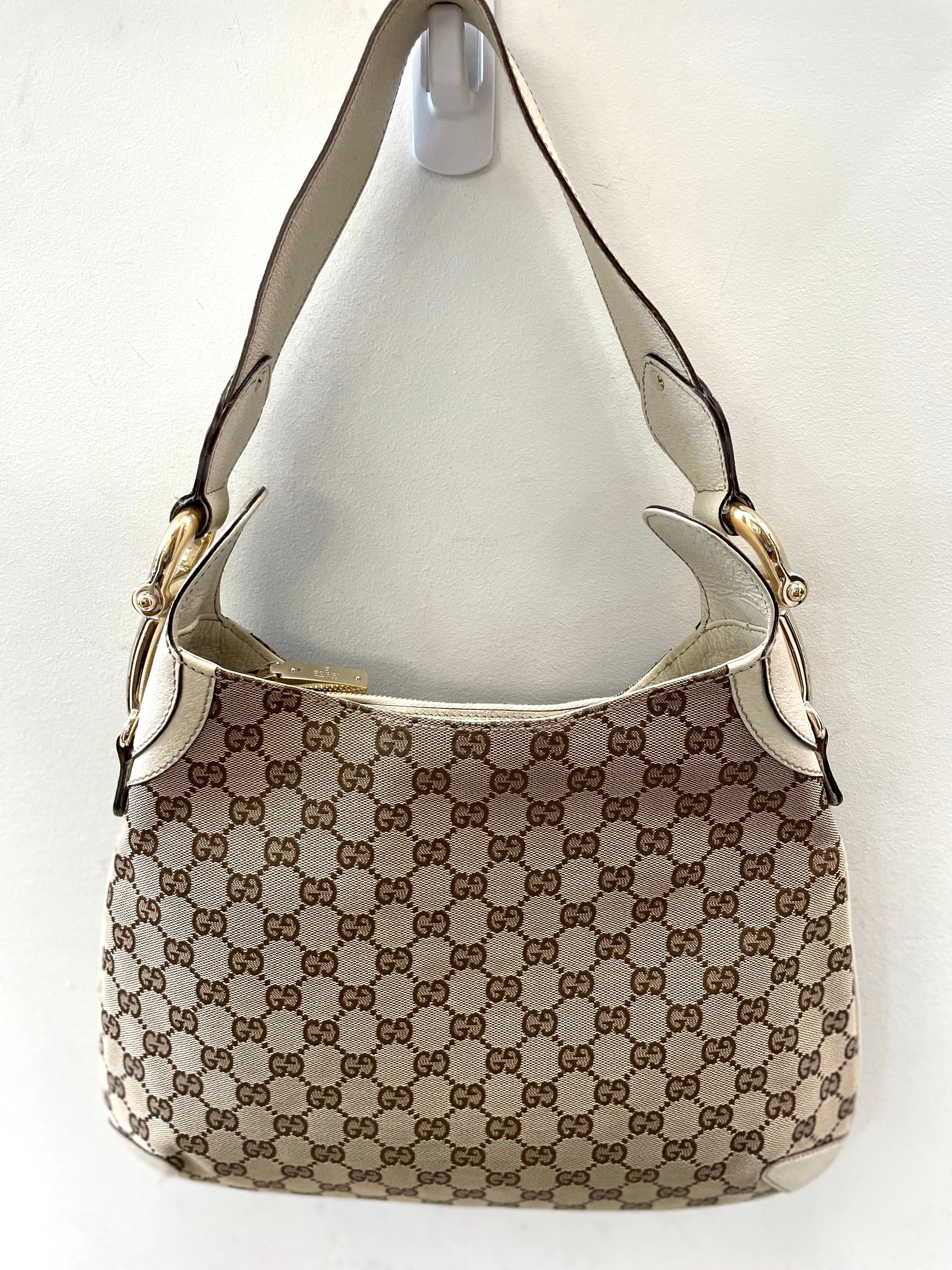 GUCCI GG HORSEBIT CREOLE HOBO BAG